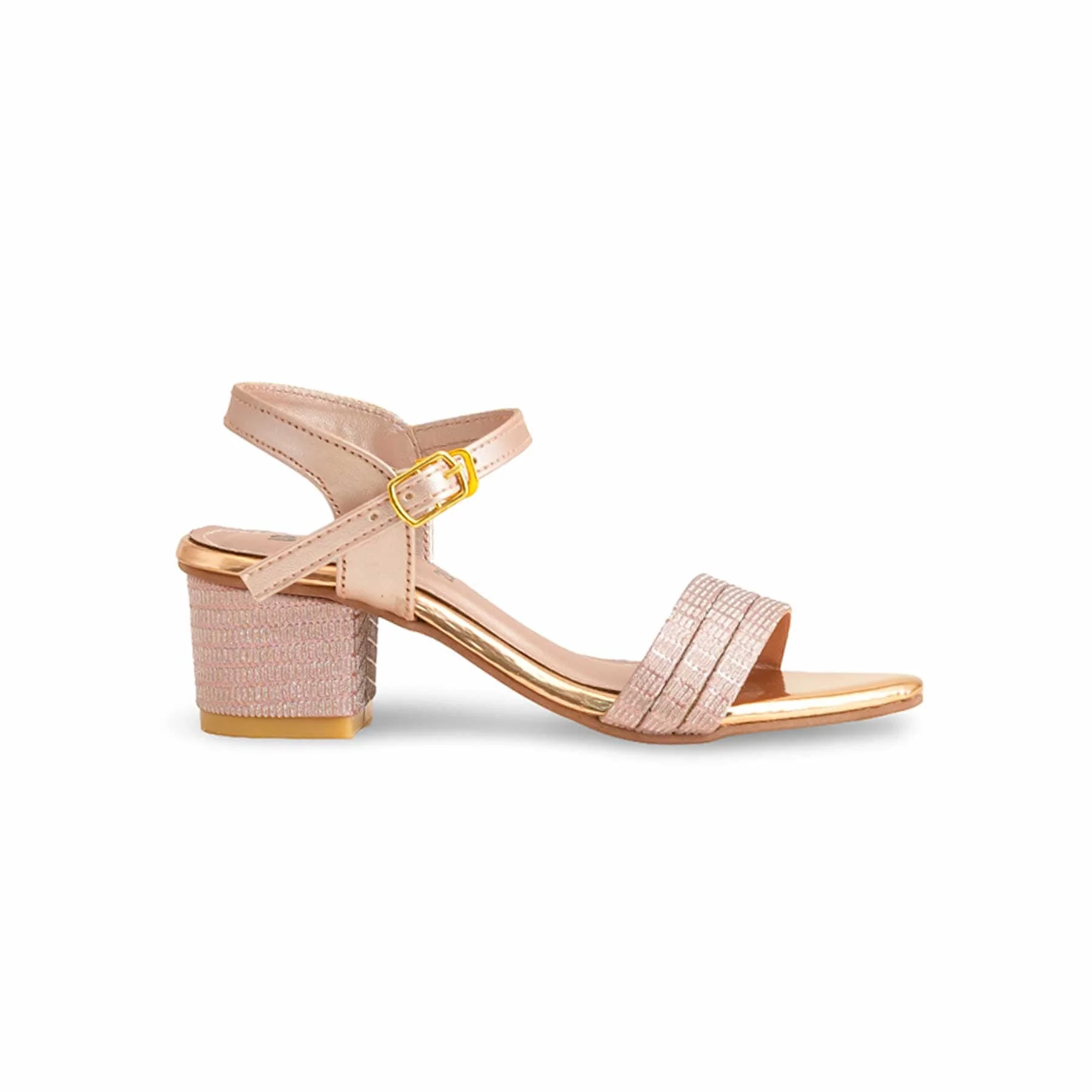 Girls Peach Formal Sandal KD9887 - Image 2