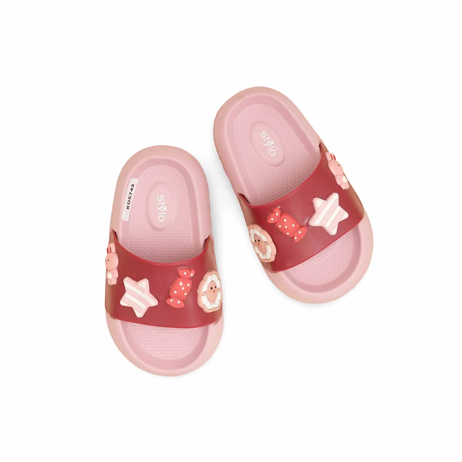 Girls Pink Casual Flip Flop KD5743 - Image 5