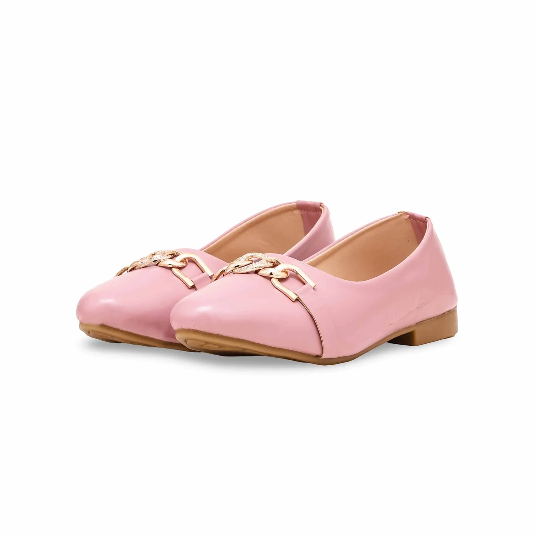 Girls Pink Casual Pumps KD2425 - Image 3