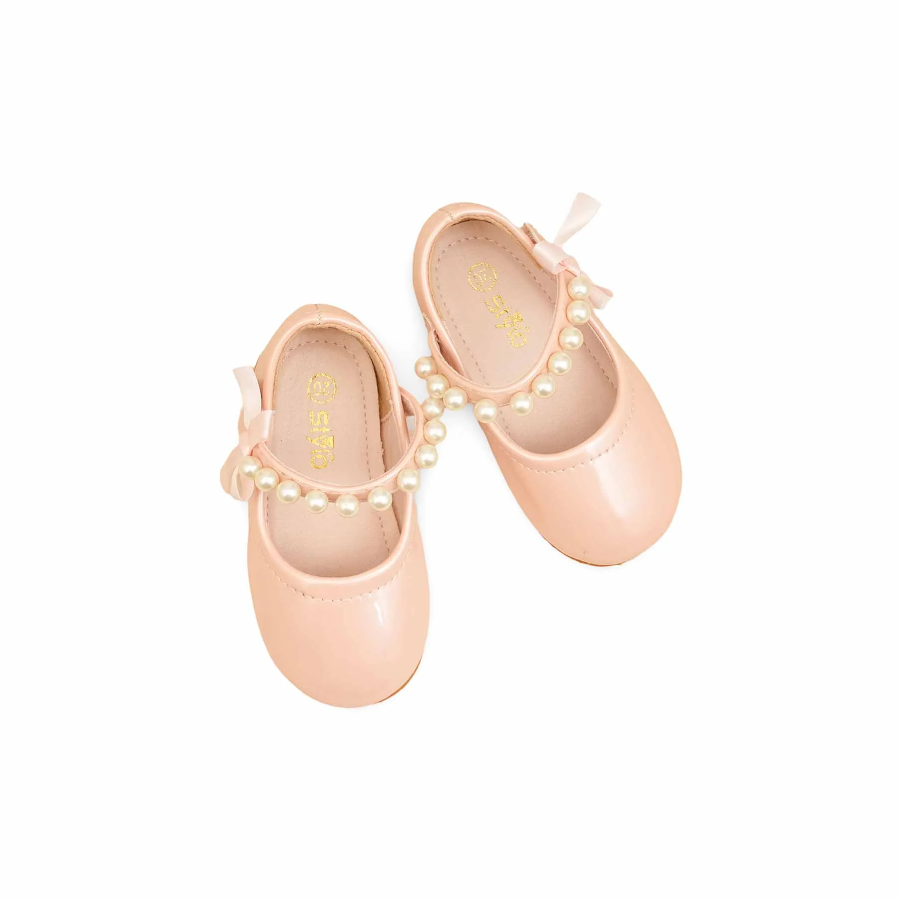 Girls Pink Casual Pumps KD2458 - Image 5