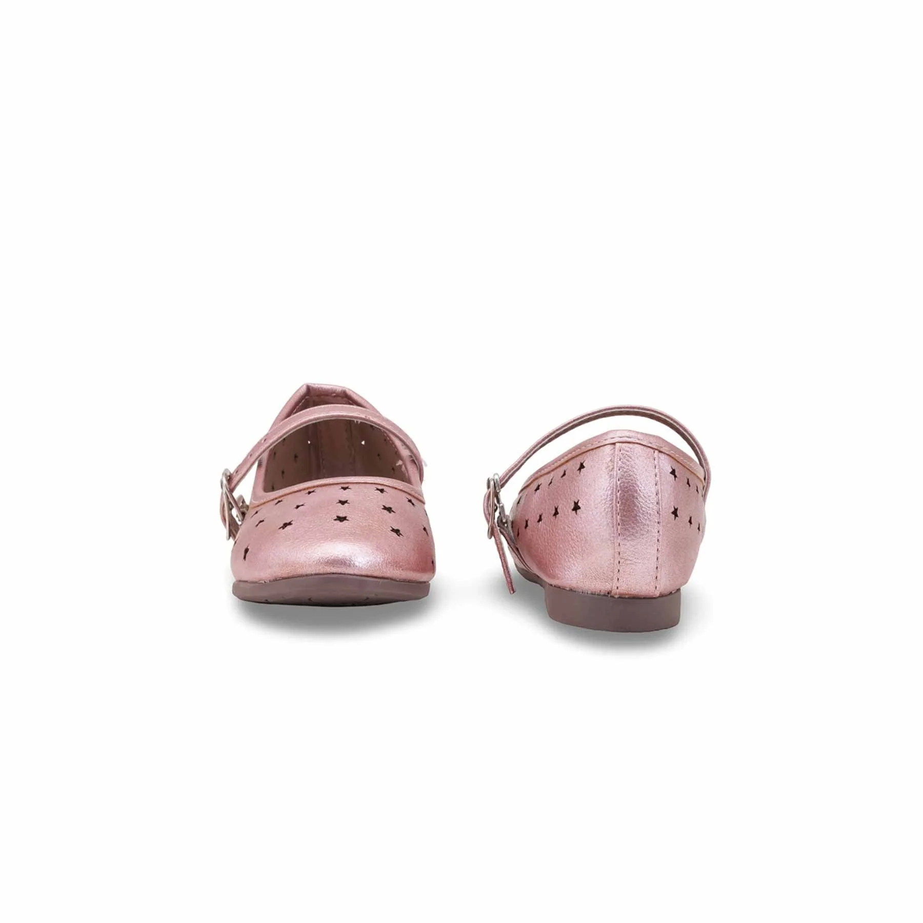Girls Pink Casual Pumps KD2640 - Image 4