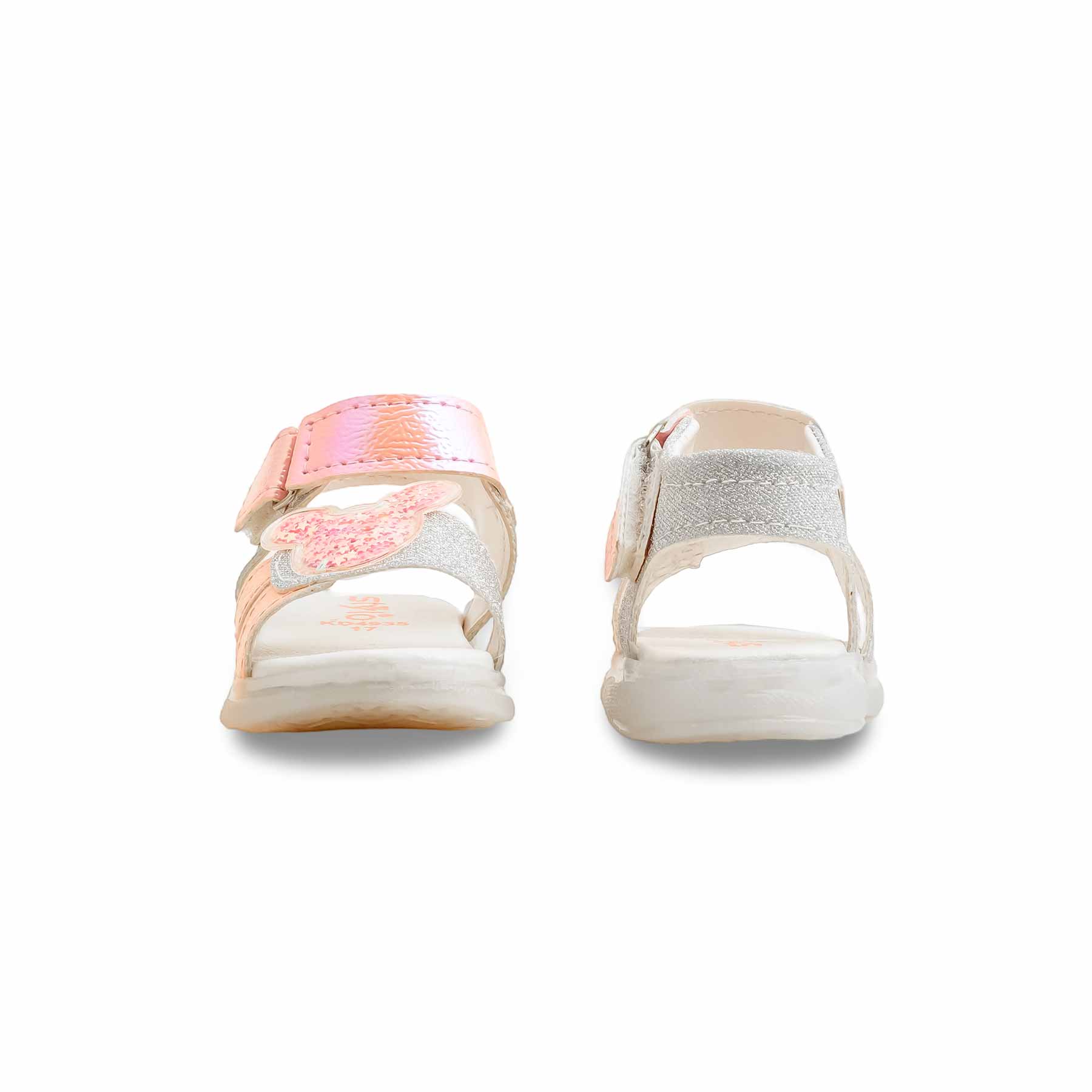 Girls Pink Casual Sandal KD4935 - Image 4