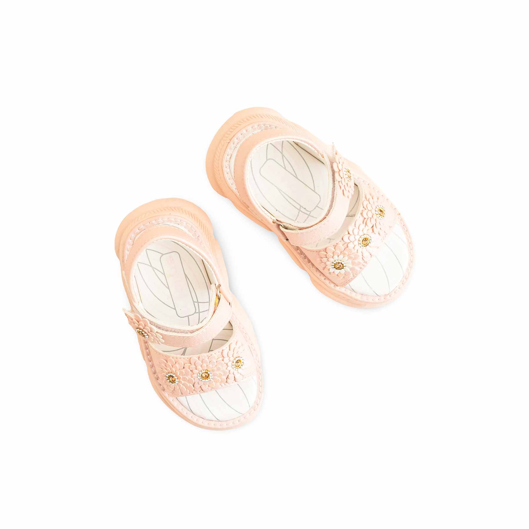 Girls Pink Casual Sandal KD5611 - Image 5