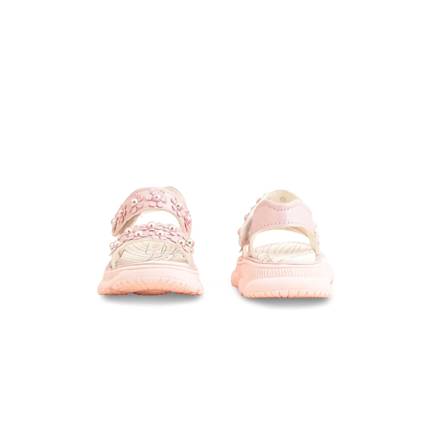 Girls Pink Casual Sandal KD5612 - Image 4