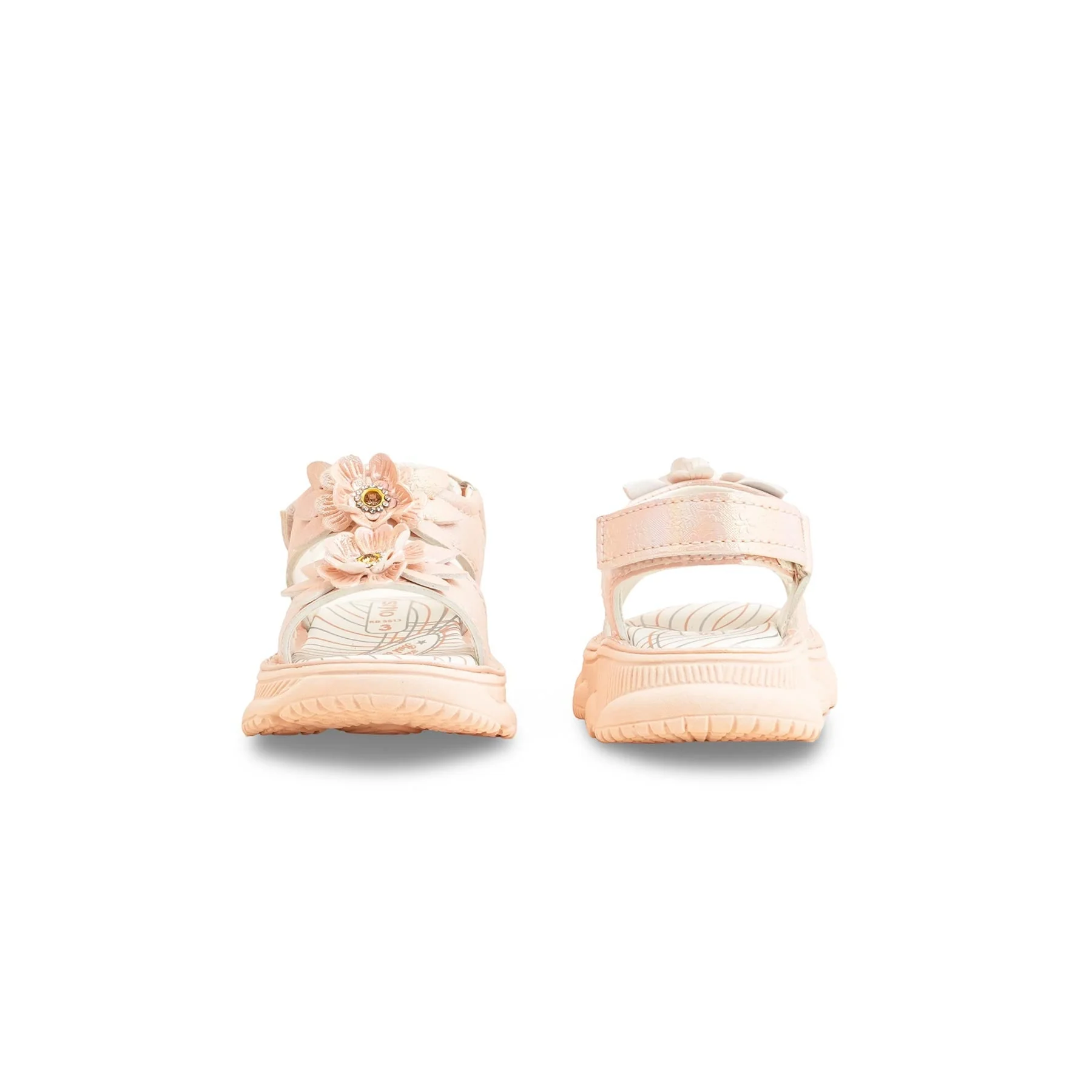 Girls Pink Casual Sandal KD5613 - Image 4