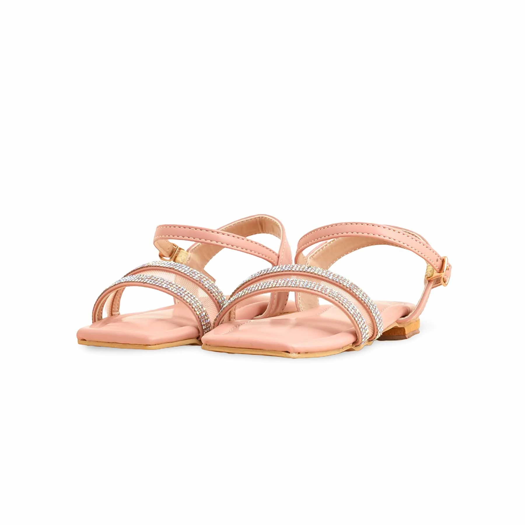 Girls Pink Casual Sandal KD5631 - Image 3