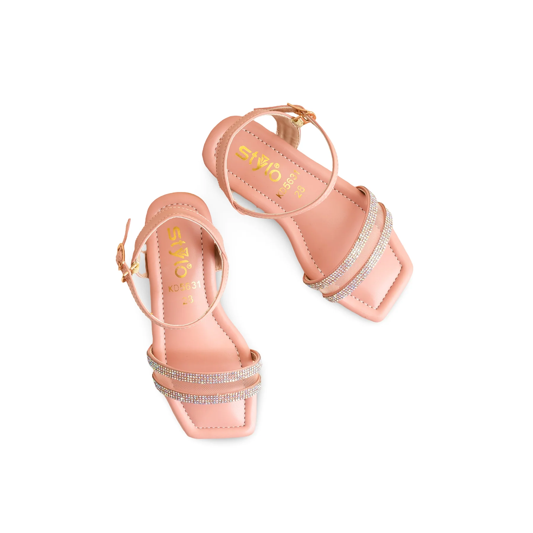 Girls Pink Casual Sandal KD5631 - Image 5