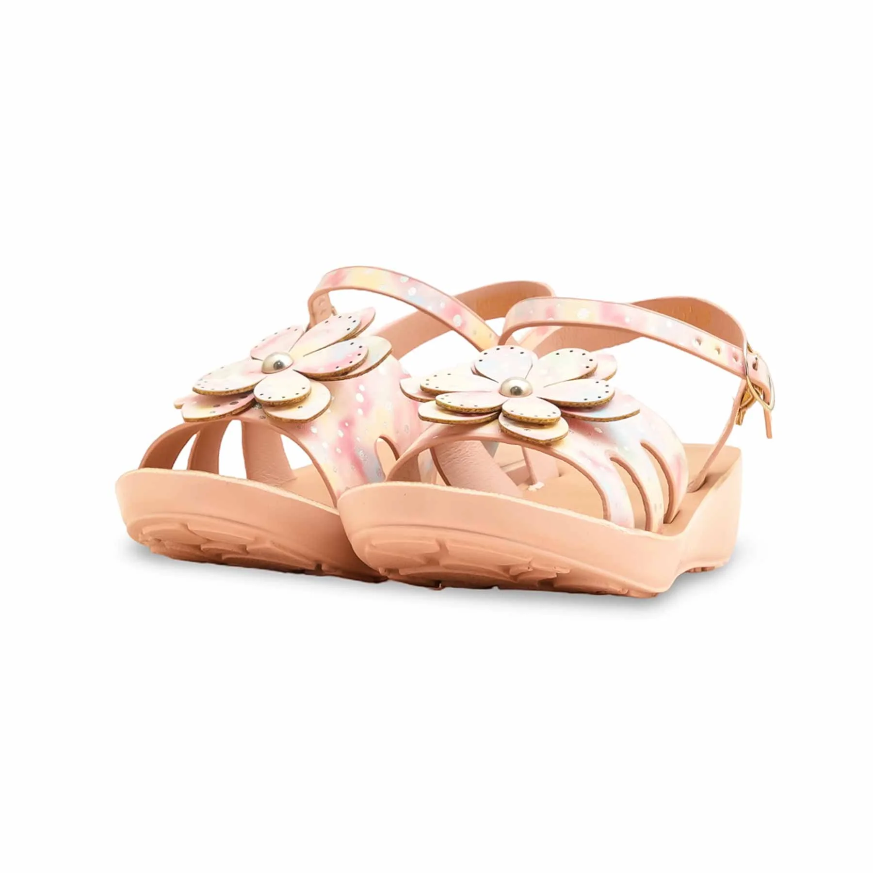 Girls Pink Casual Sandal KD5657 - Image 3