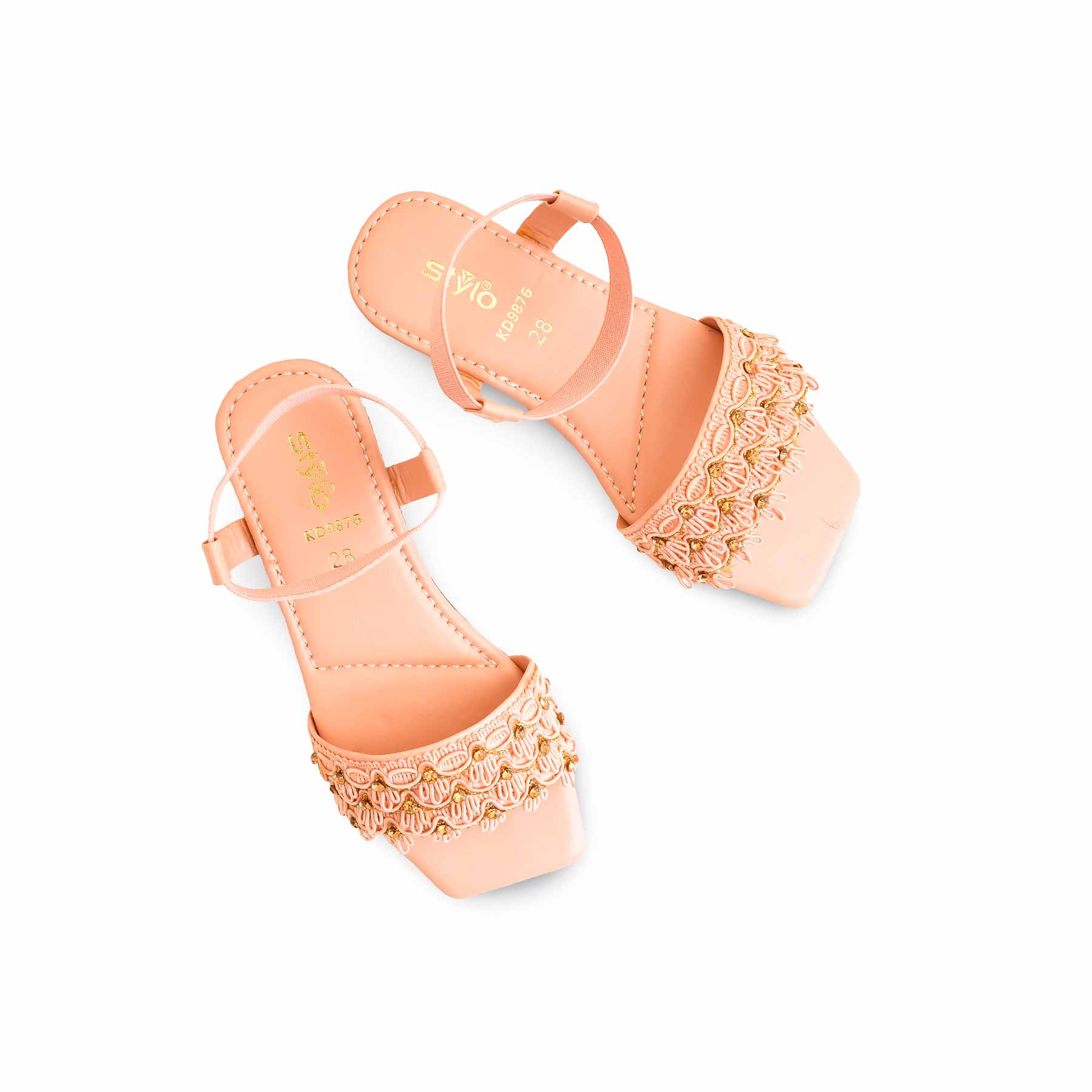 Girls Pink Casual Sandal KD9876 - Image 5