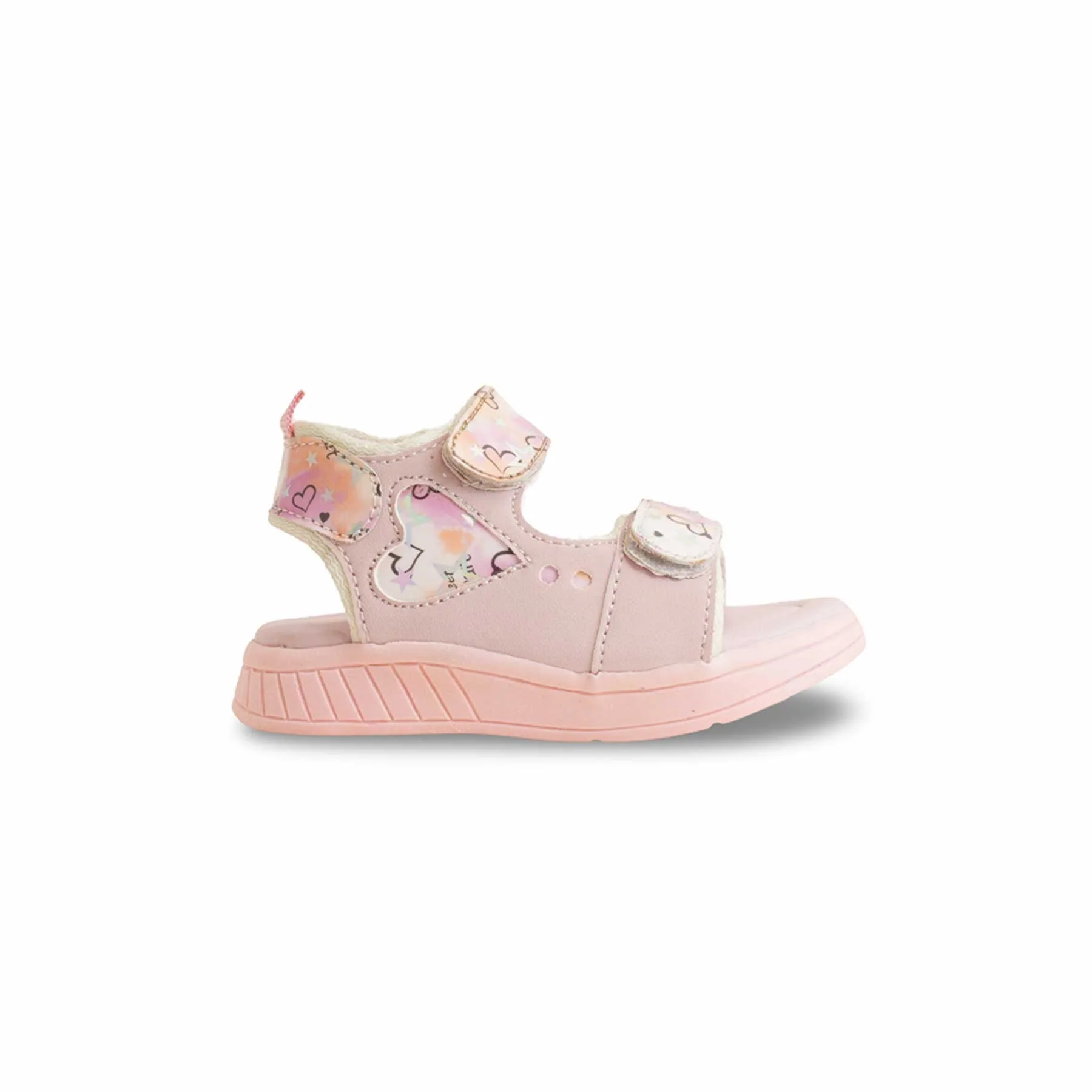 Girls Pink Casual Sandal KD9912 - Image 2
