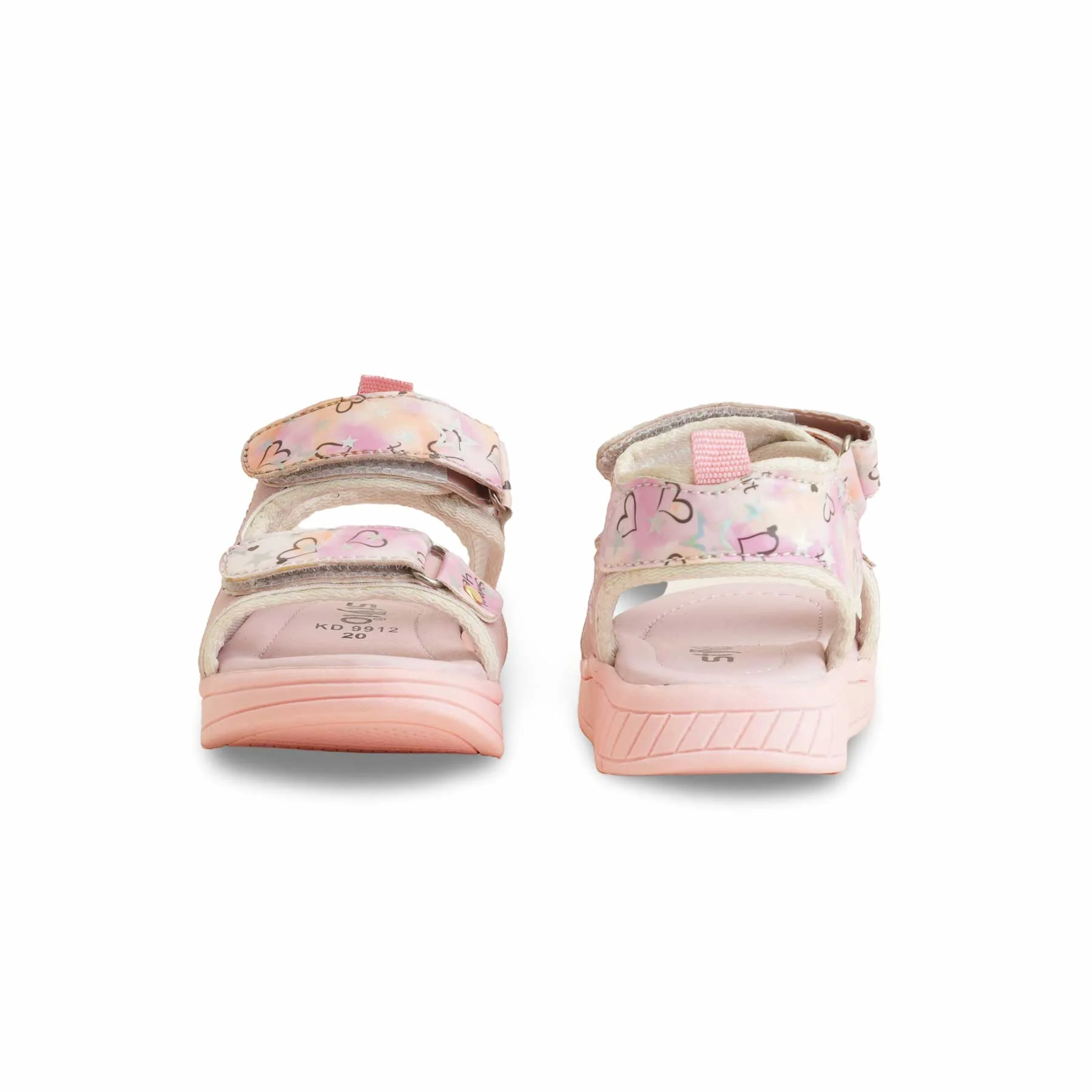 Girls Pink Casual Sandal KD9912 - Image 4