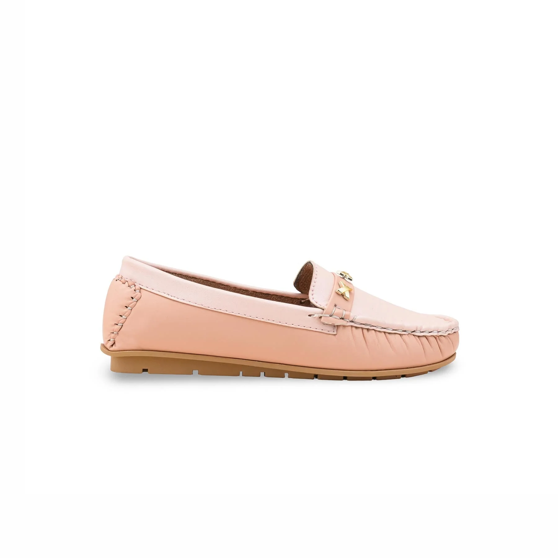 Girls Pink Fancy Moccasin KD2629 - Image 2