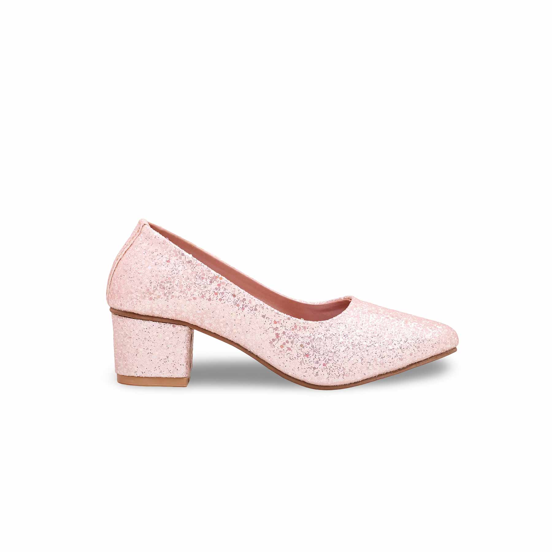 Girls Pink Fancy Pumps KD0928 - Image 2