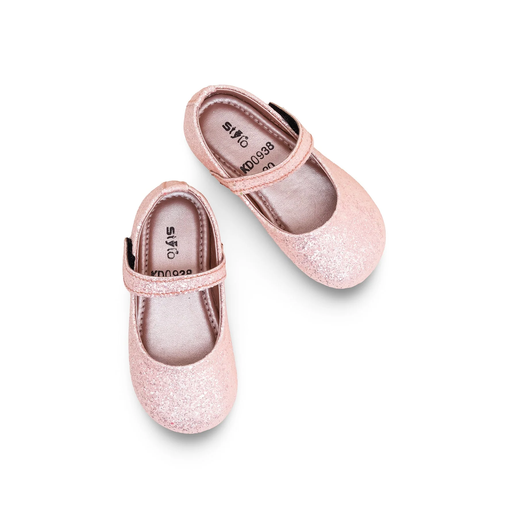 Girls Pink Fancy Pumps KD0938 - Image 4