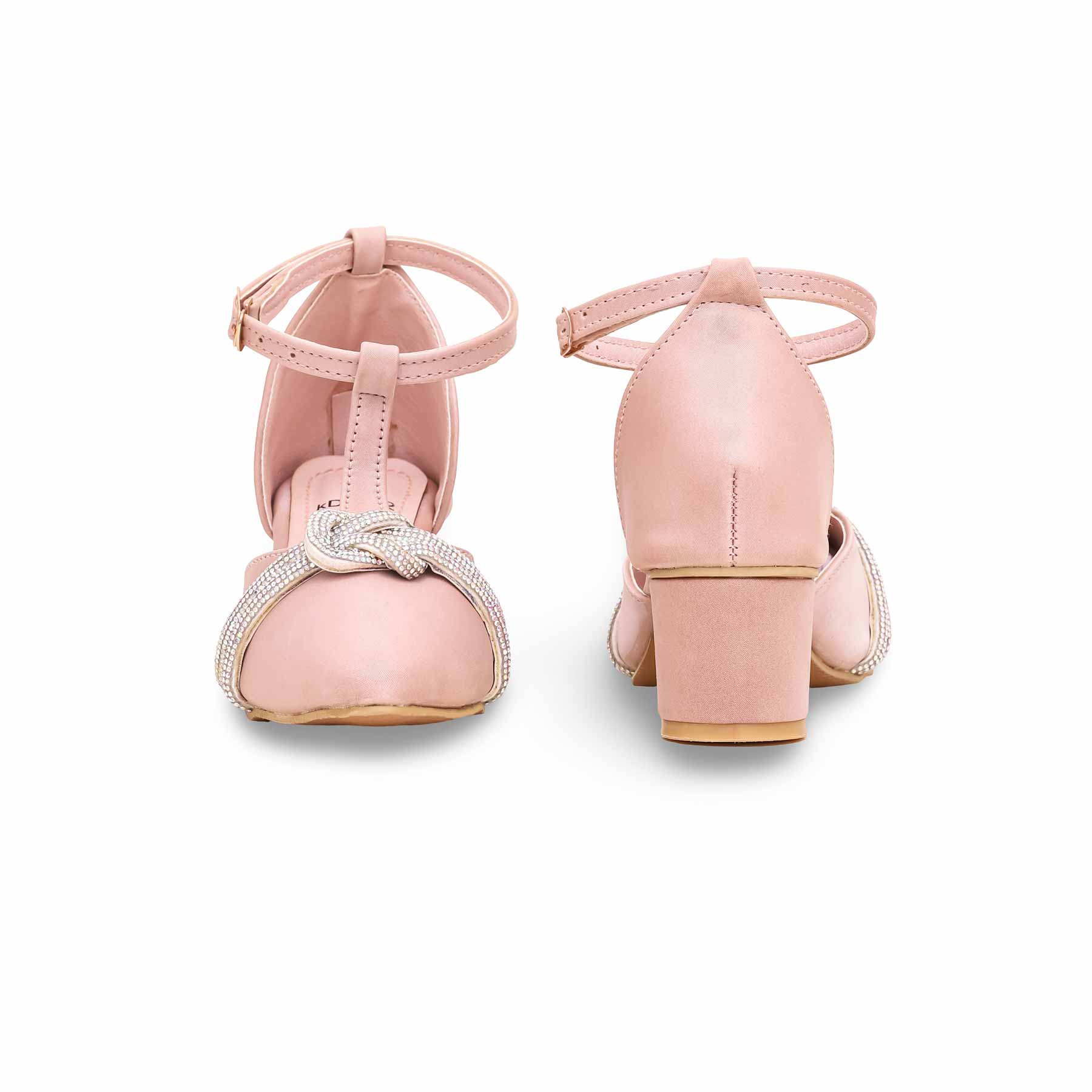 Girls Pink Fancy Pumps KD0972 - Image 3