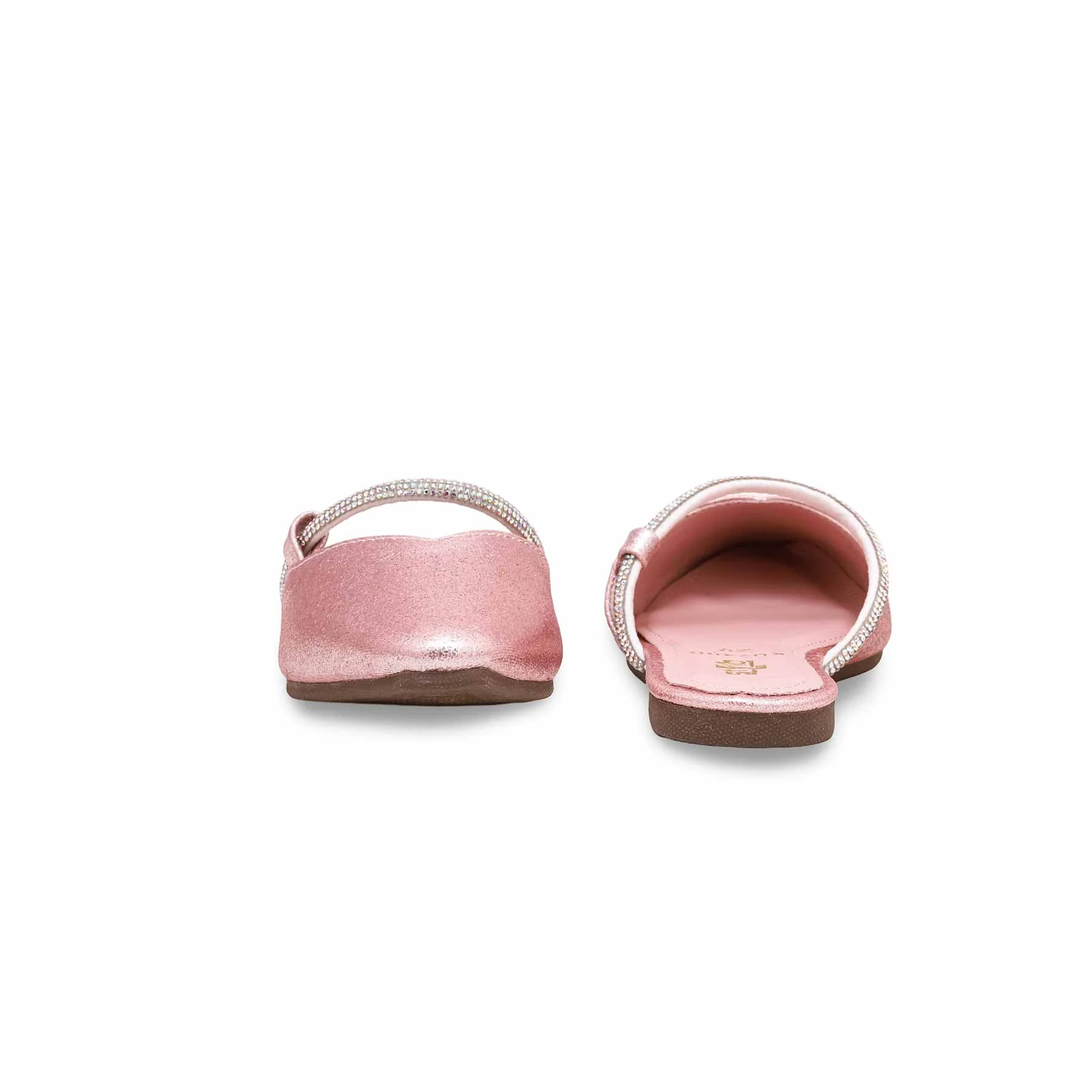 Girls Pink Fancy Pumps KD2406 - Image 4