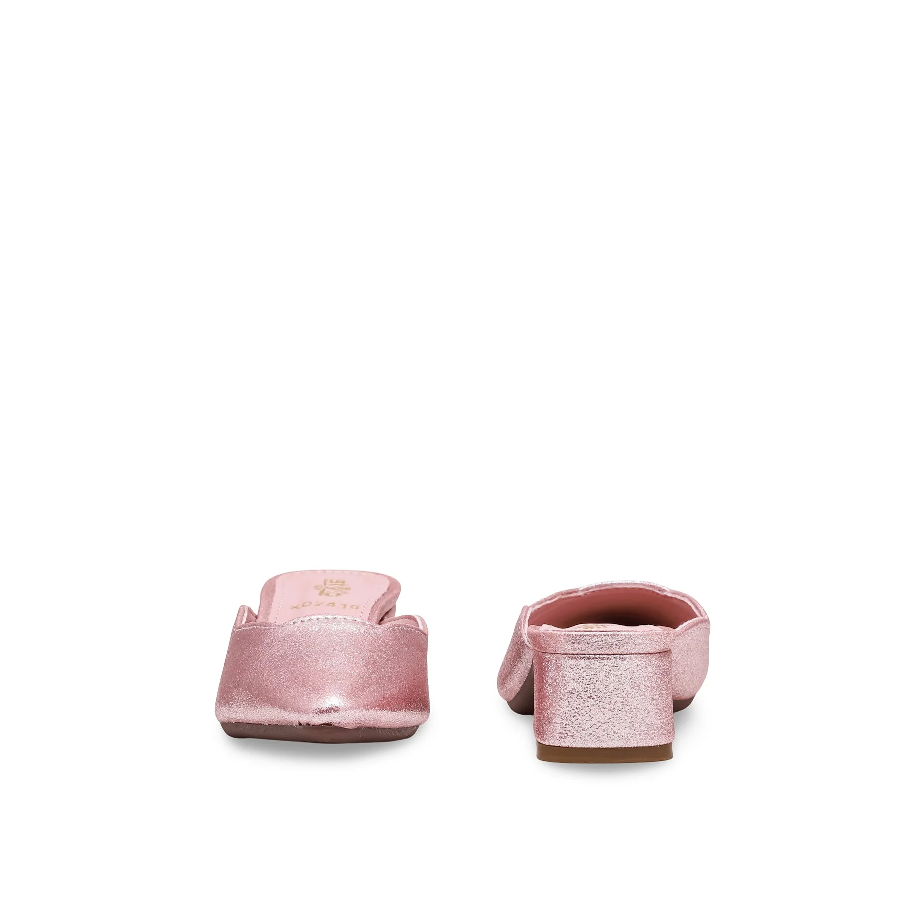 Girls Pink Fancy Pumps KD2419 - Image 4