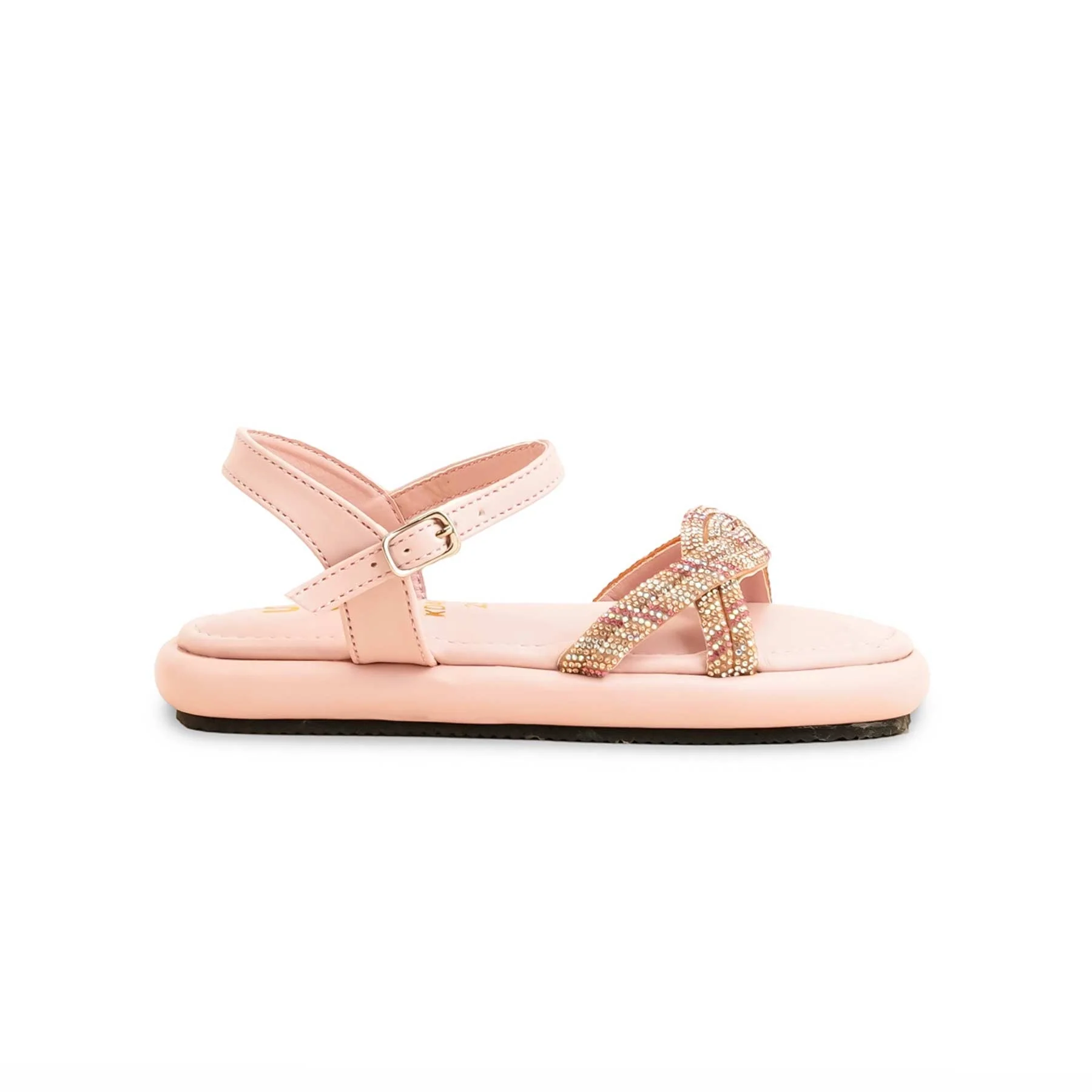 Girls Pink Fancy Sandal KD4808 - Image 2