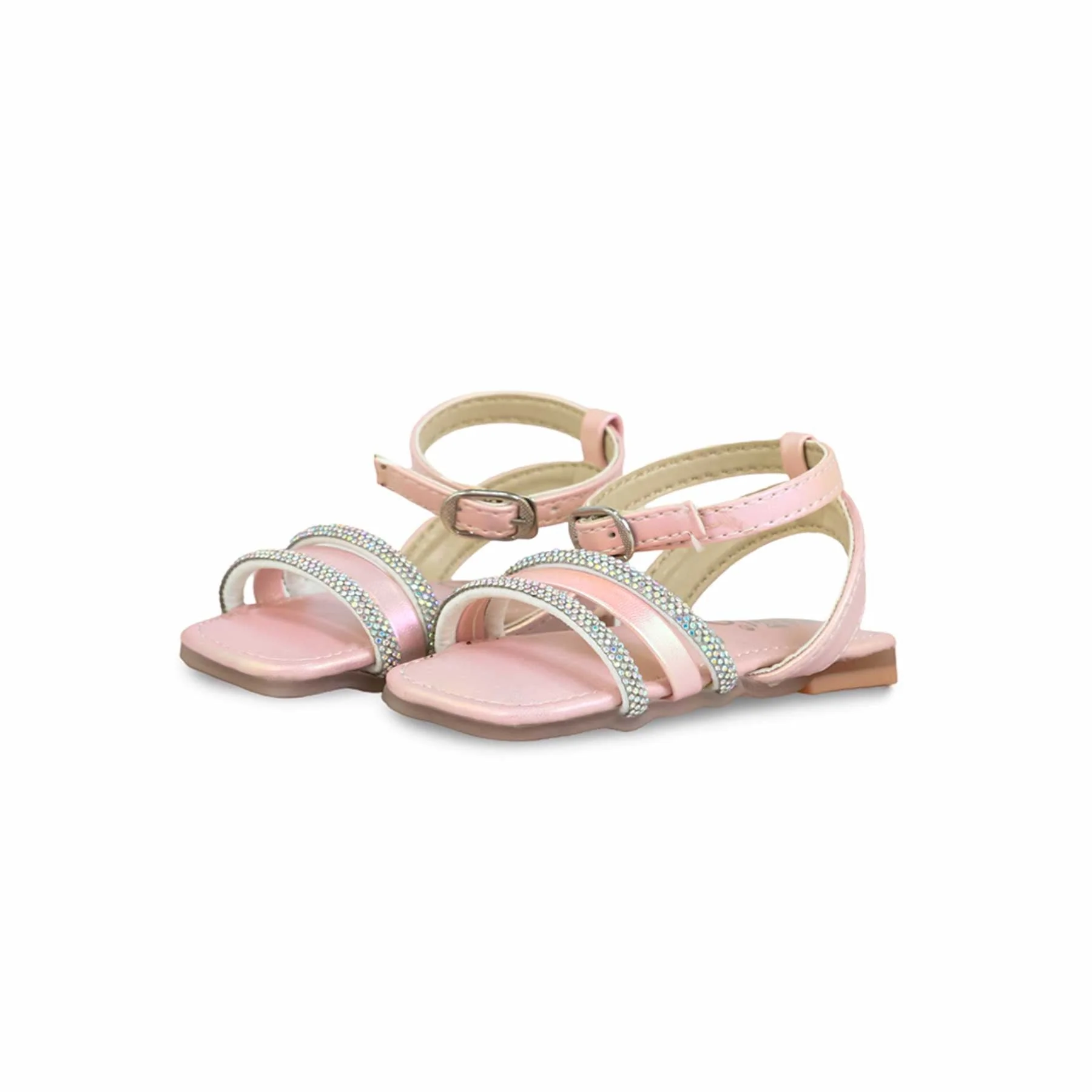 Girls Pink Fancy Sandal KD9897 - Image 3