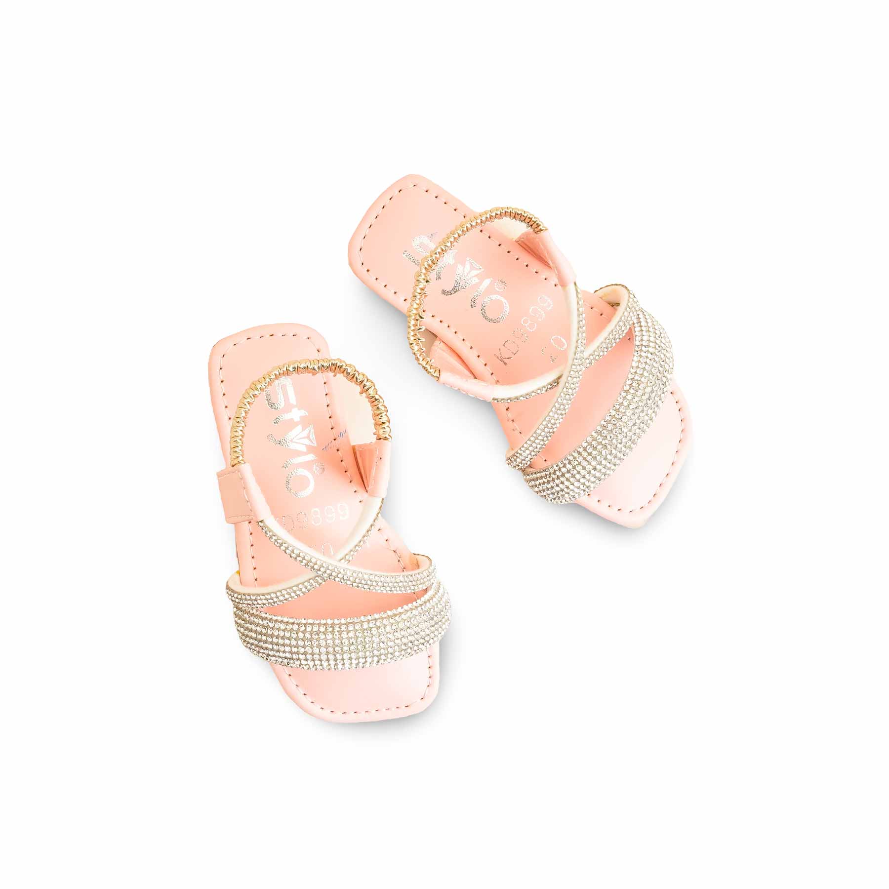 Girls Pink Fancy Sandal KD9899 - Image 5