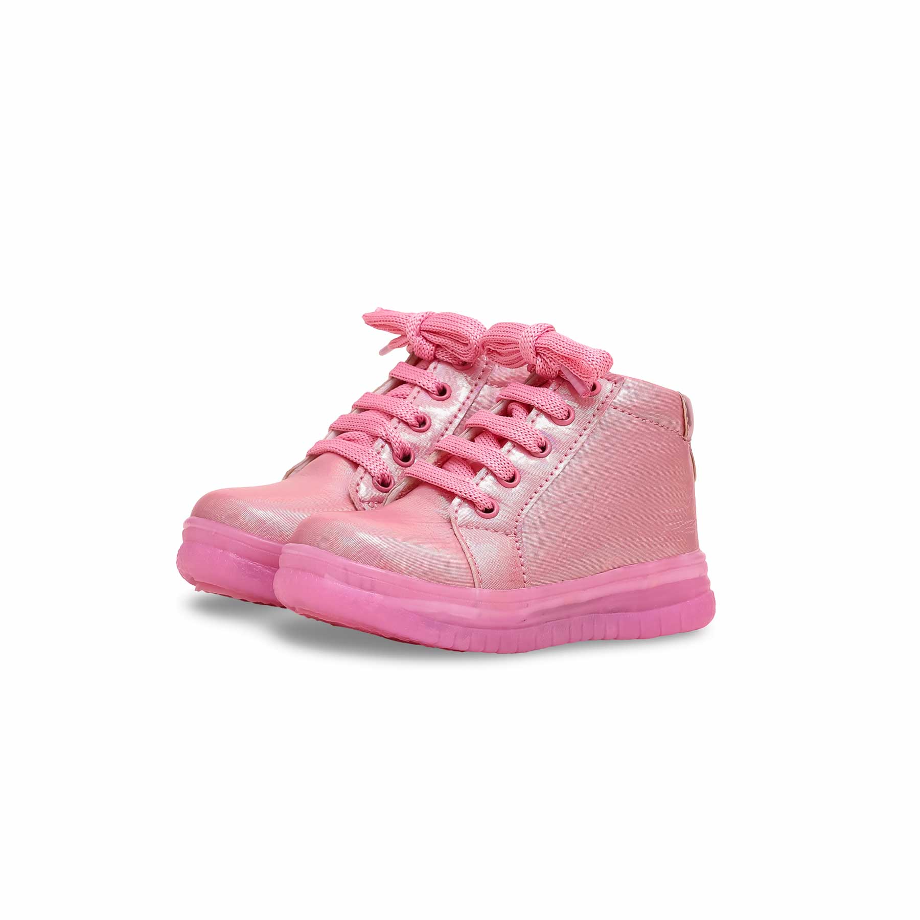 Girls Pink Formal Long Shoes KD8076 - Image 3