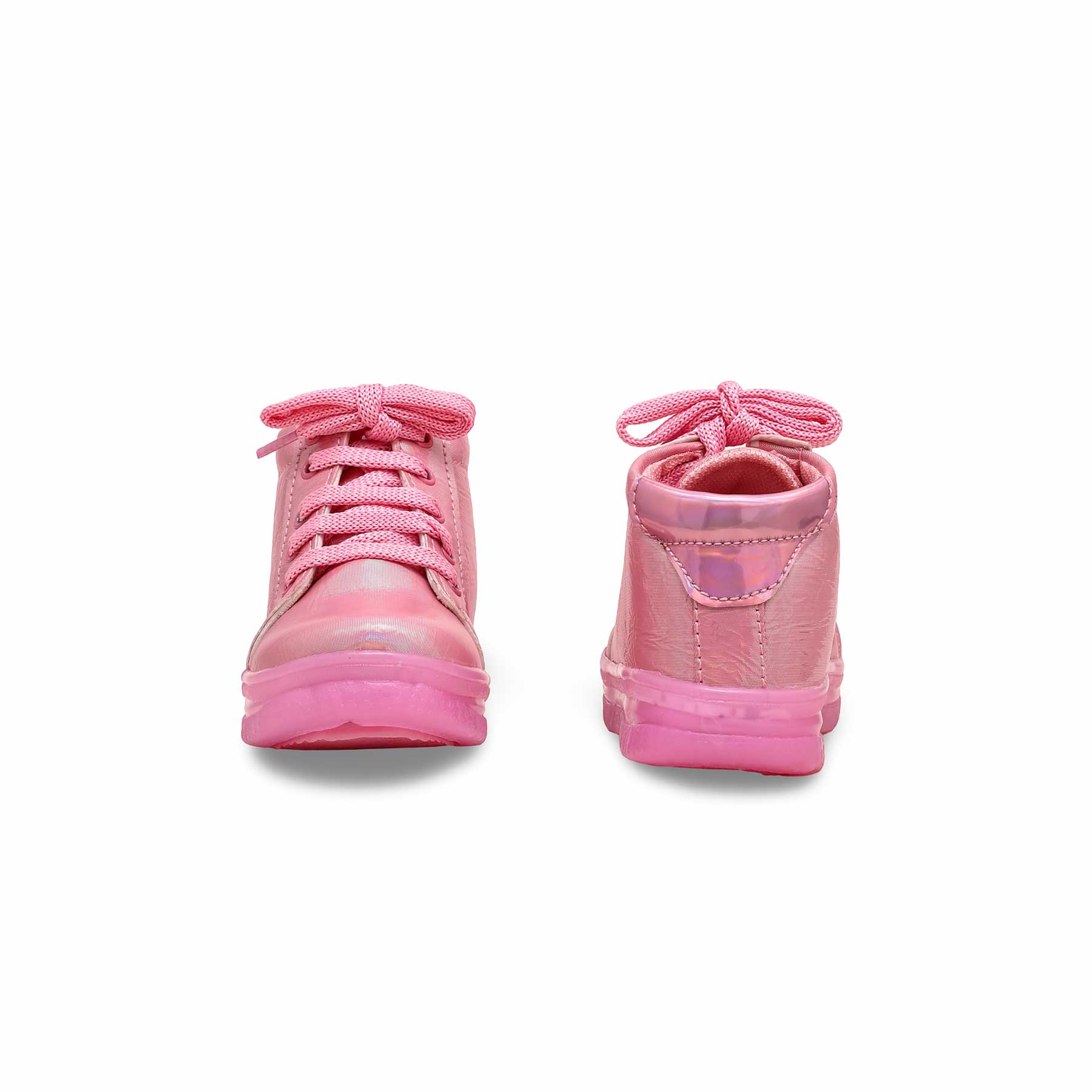 Girls Pink Formal Long Shoes KD8076 - Image 4