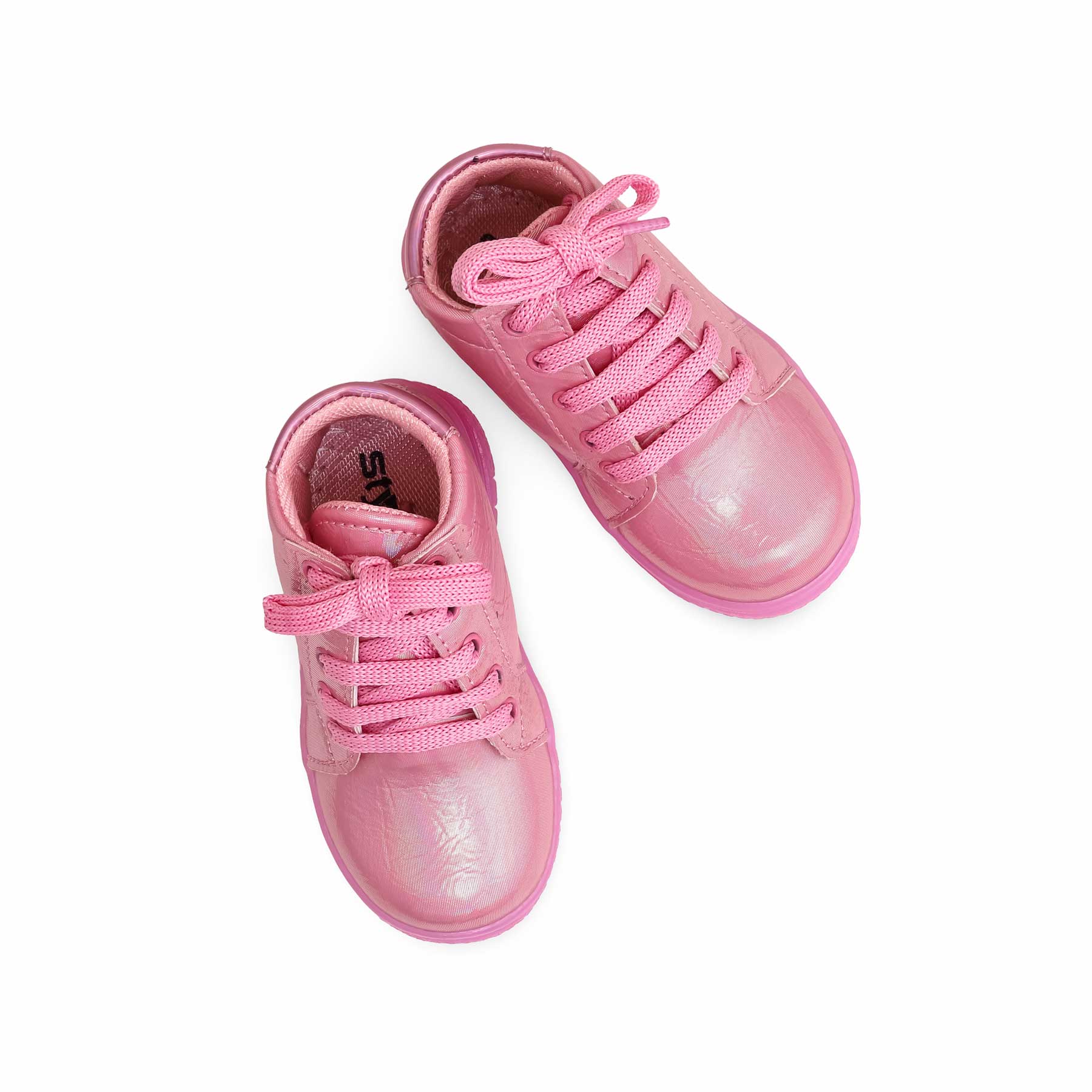 Girls Pink Formal Long Shoes KD8076 - Image 5