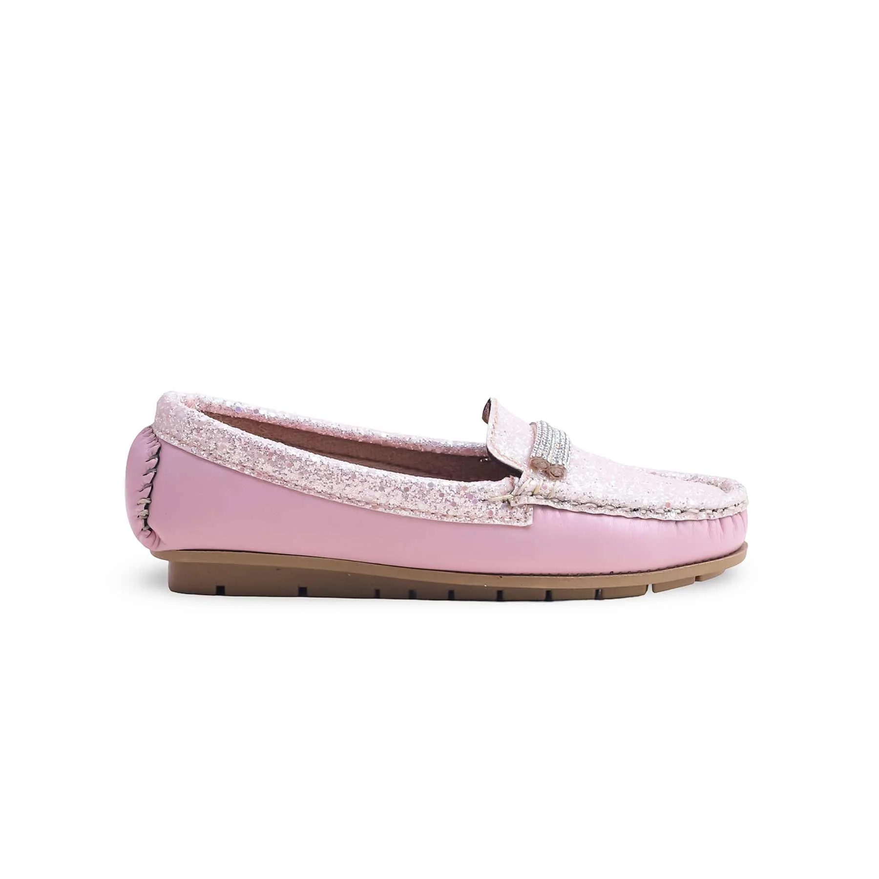 Girls Pink Formal Moccasin KD2354 - Image 2