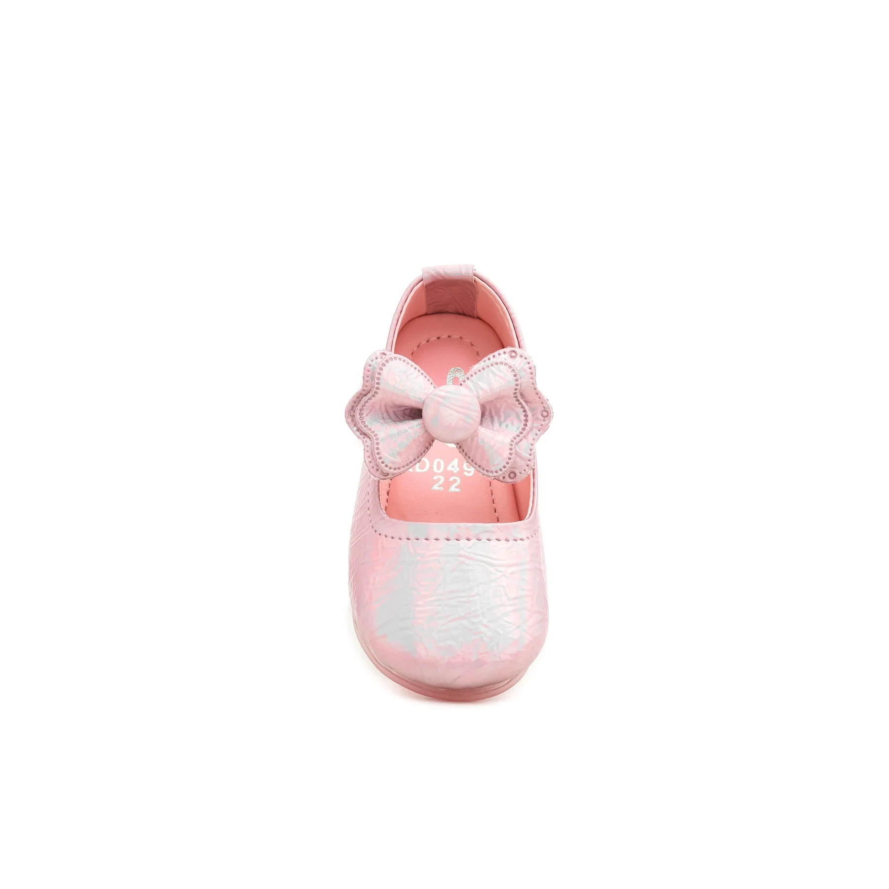 Girls Pink Formal Pumps KD0499 - Image 3