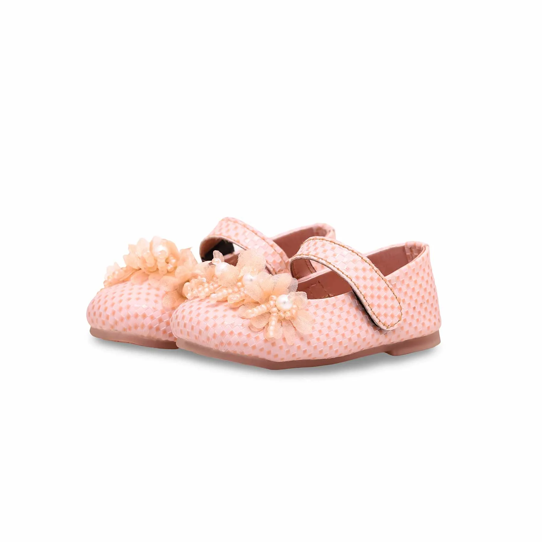 Girls Pink Formal Pumps KD0939 - Image 3