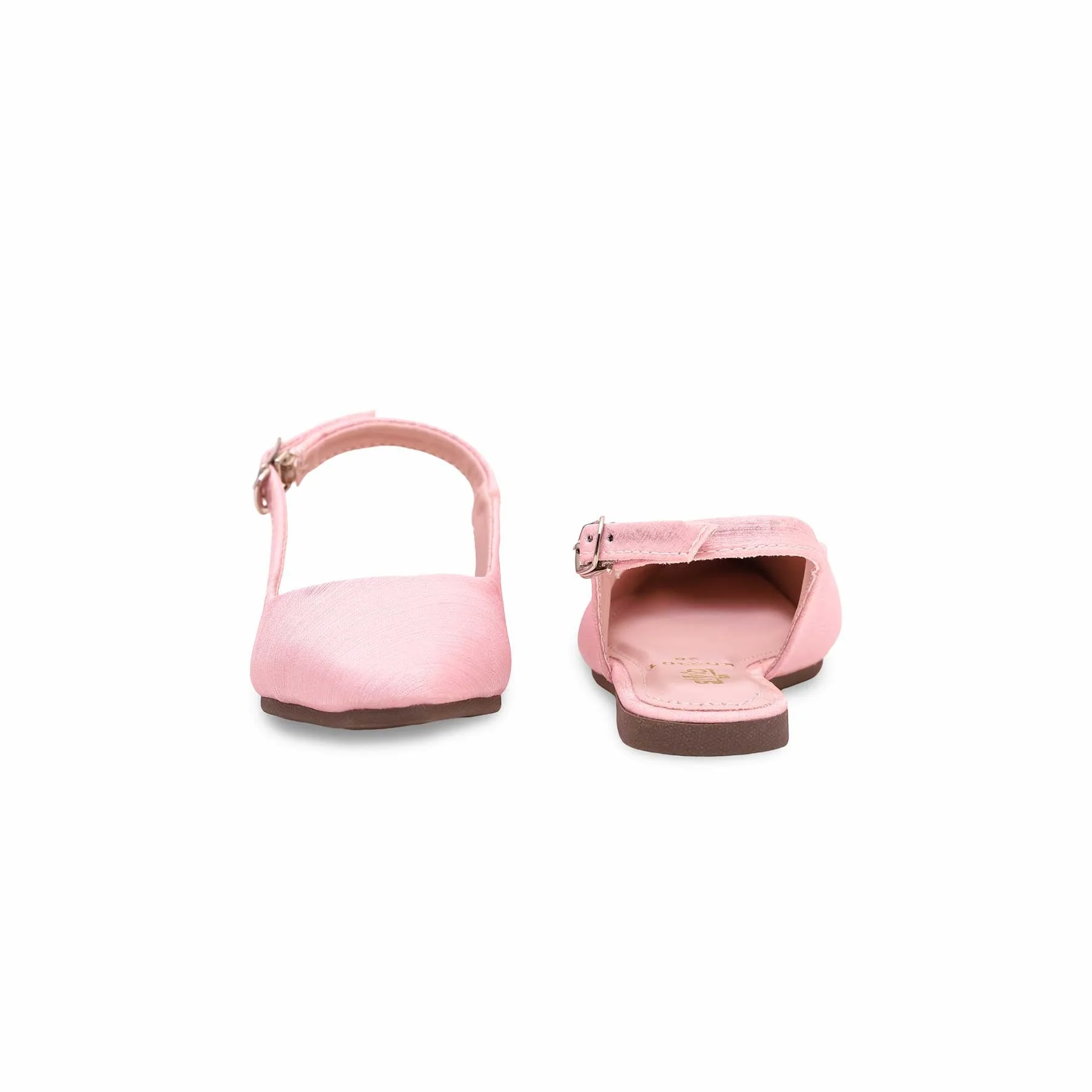 Girls Pink Formal Pumps KD2301 - Image 3