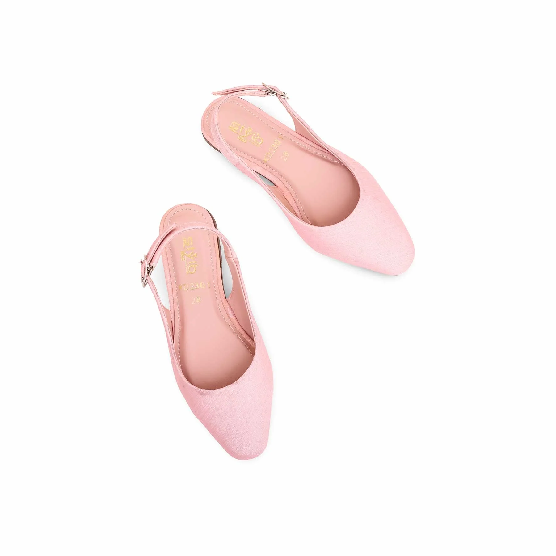 Girls Pink Formal Pumps KD2301 - Image 4