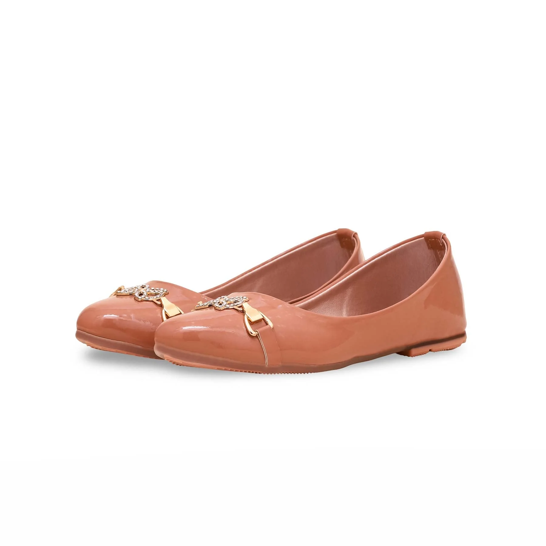 Girls Pink Formal Pumps KD2385 - Image 3