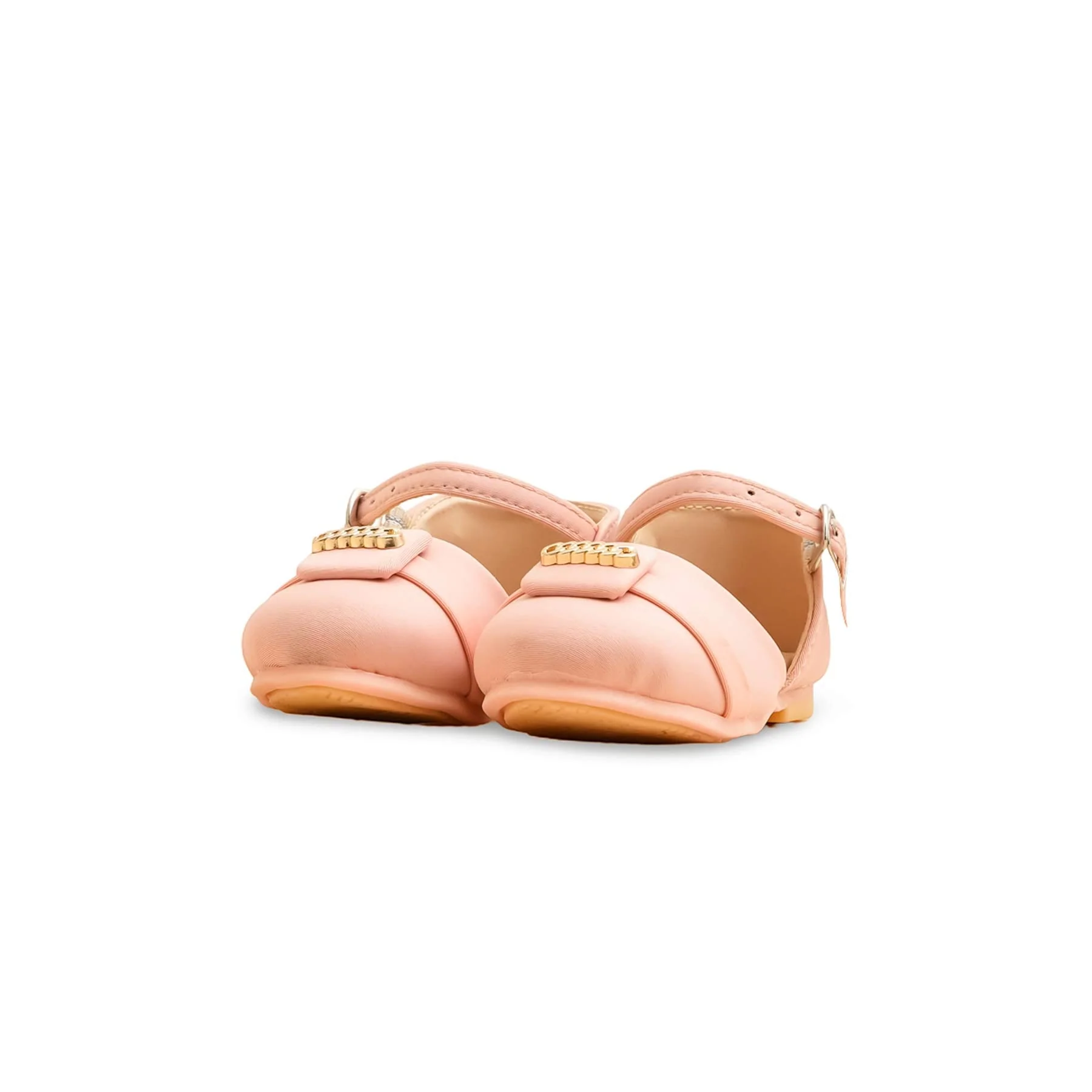 Girls Pink Formal Pumps KD2477 - Image 3