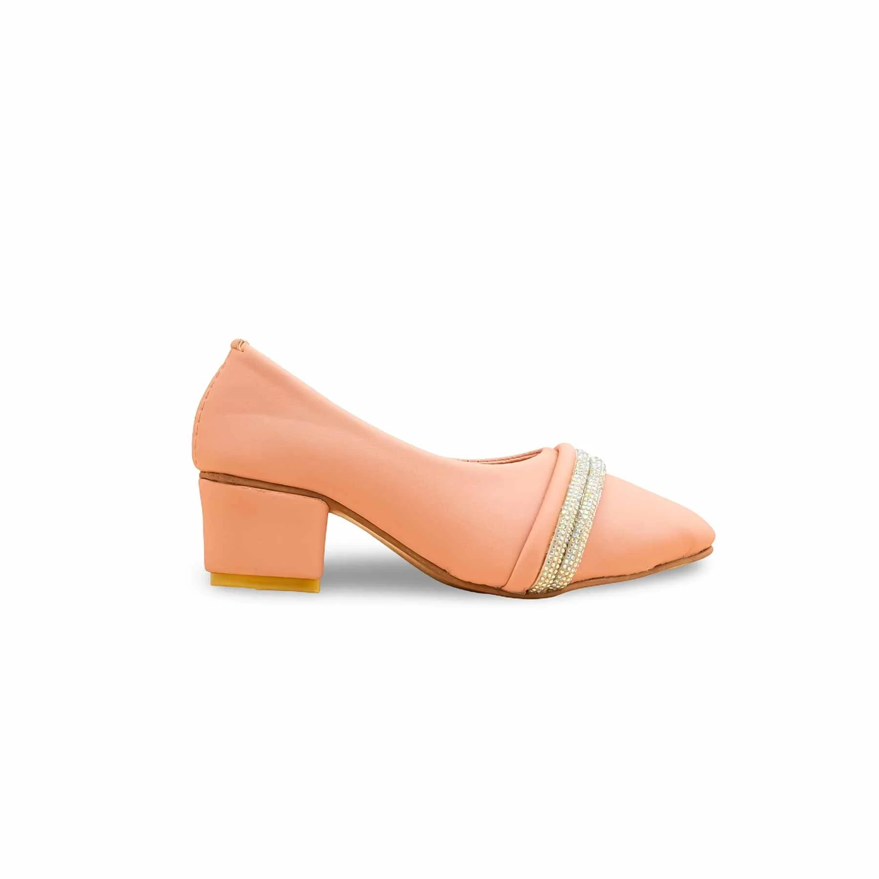 Girls Pink Formal Pumps KD2565 - Image 2