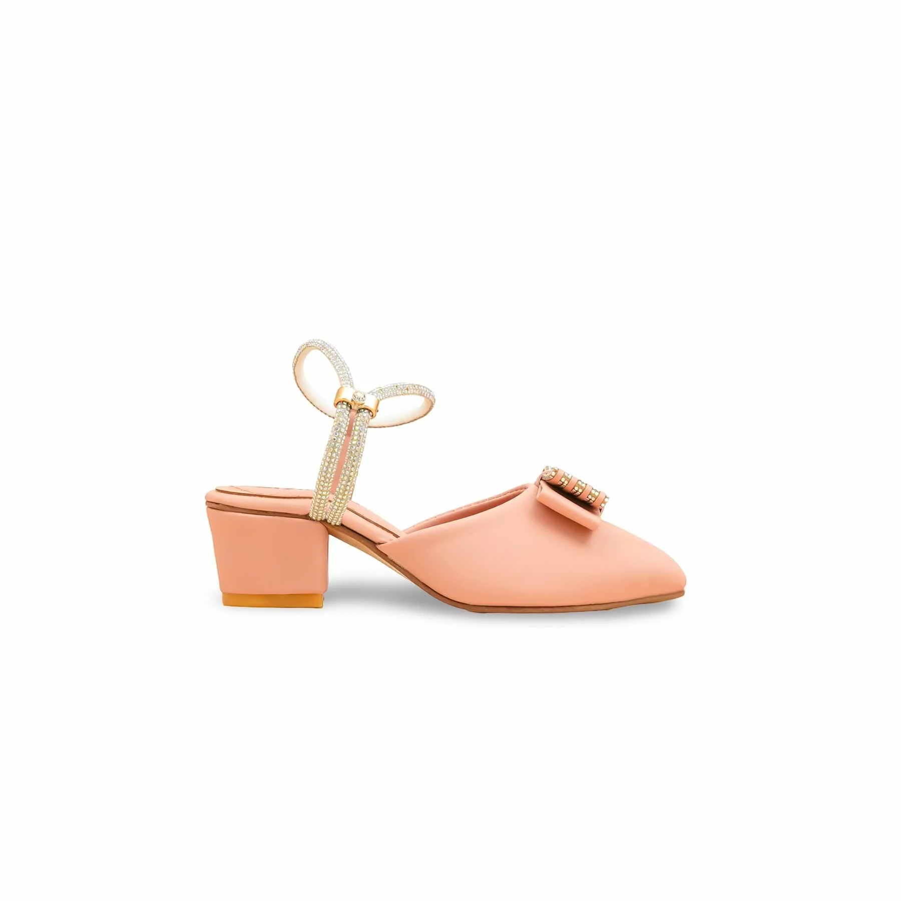 Girls Pink Formal Pumps KD2566 - Image 2
