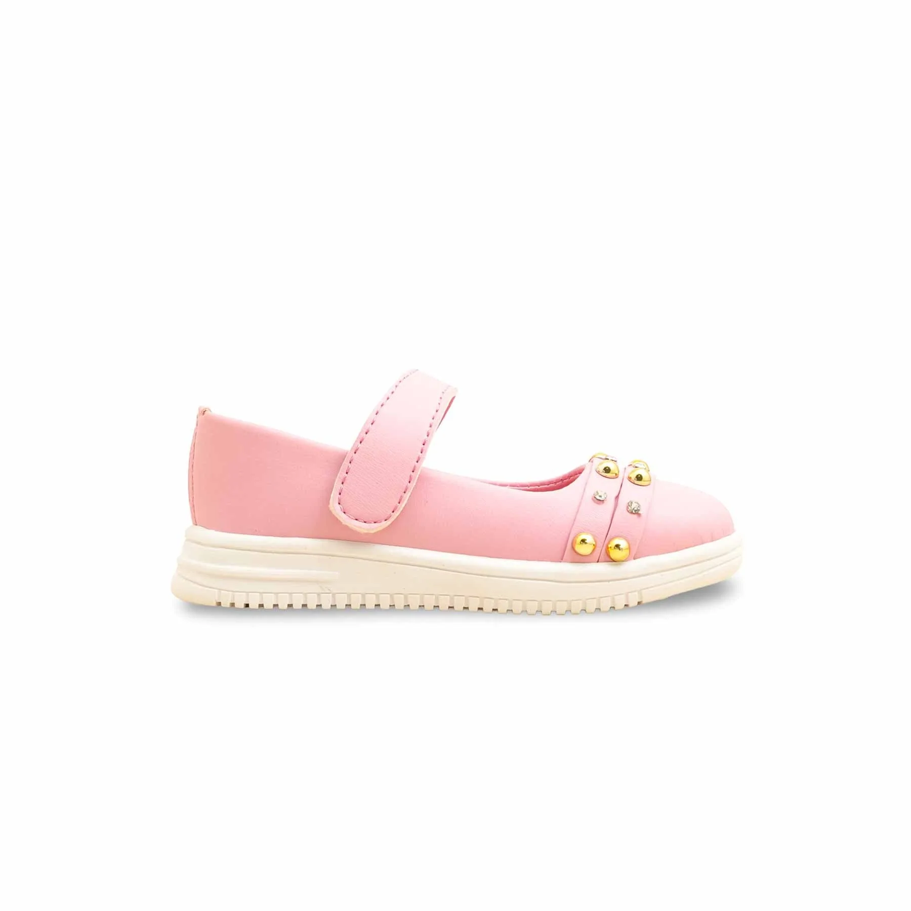 Girls Pink Formal Pumps KD2585 - Image 2