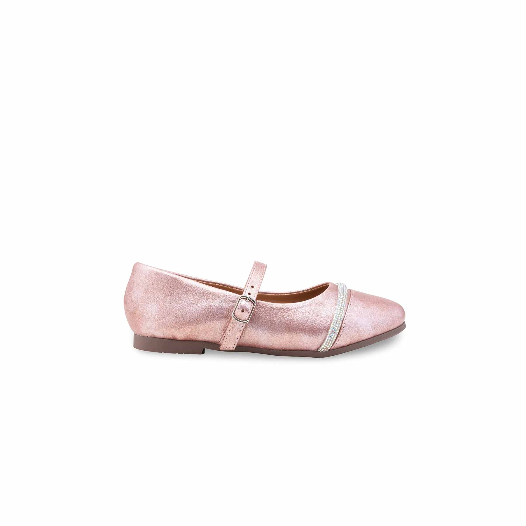 Girls Pink Formal Pumps KD2620 - Image 2