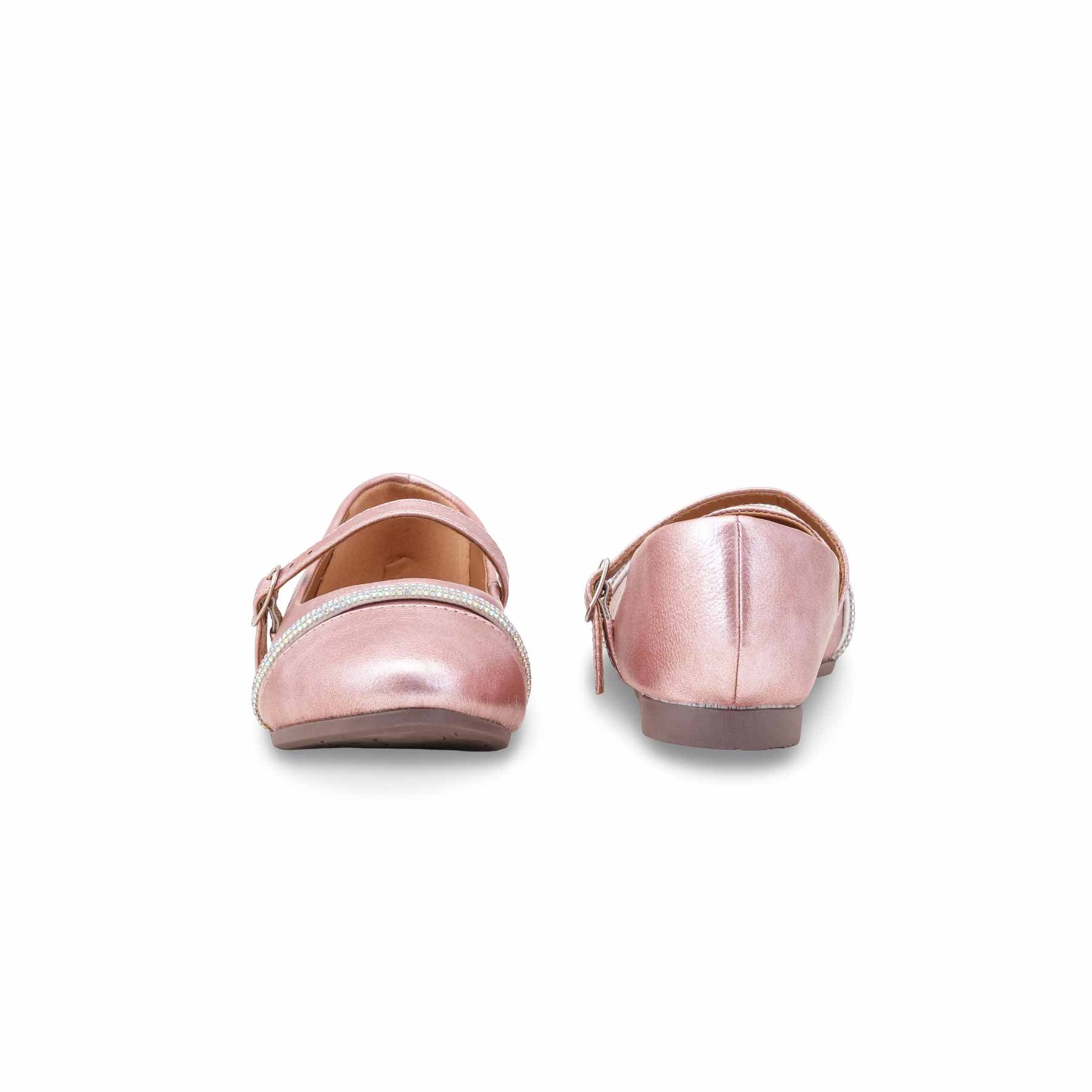Girls Pink Formal Pumps KD2620 - Image 4
