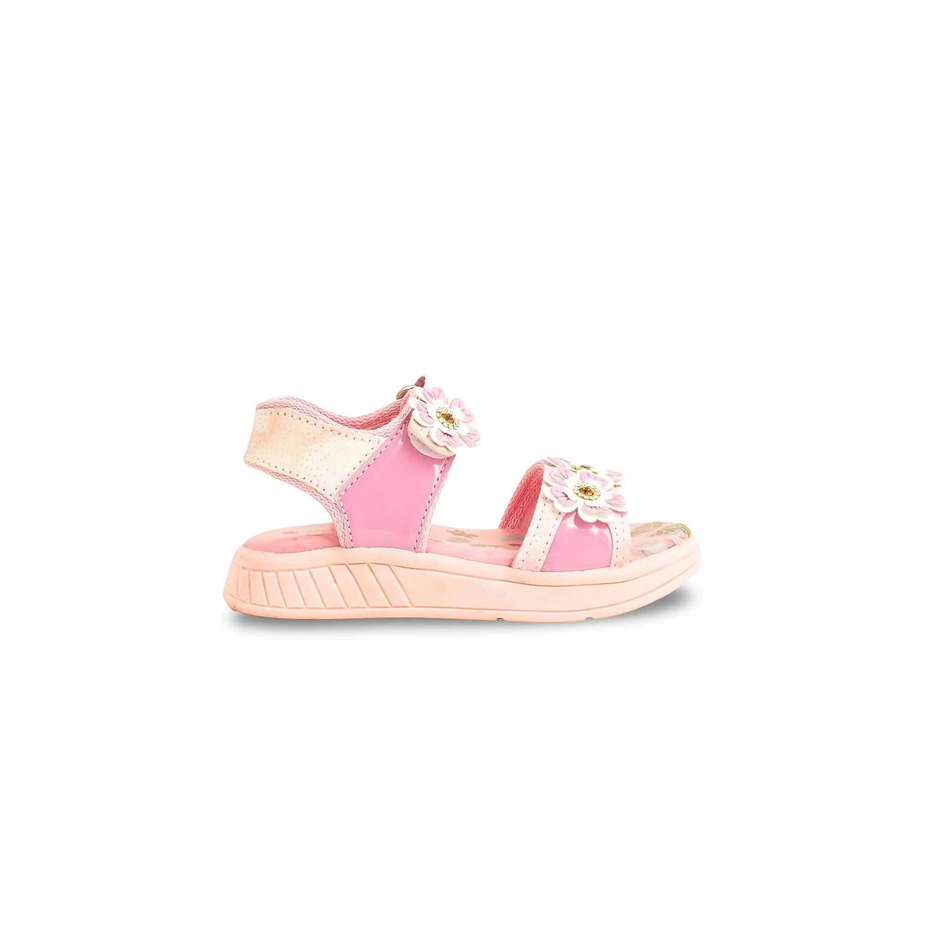 Girls Pink Formal Sandal KD5623 - Image 2