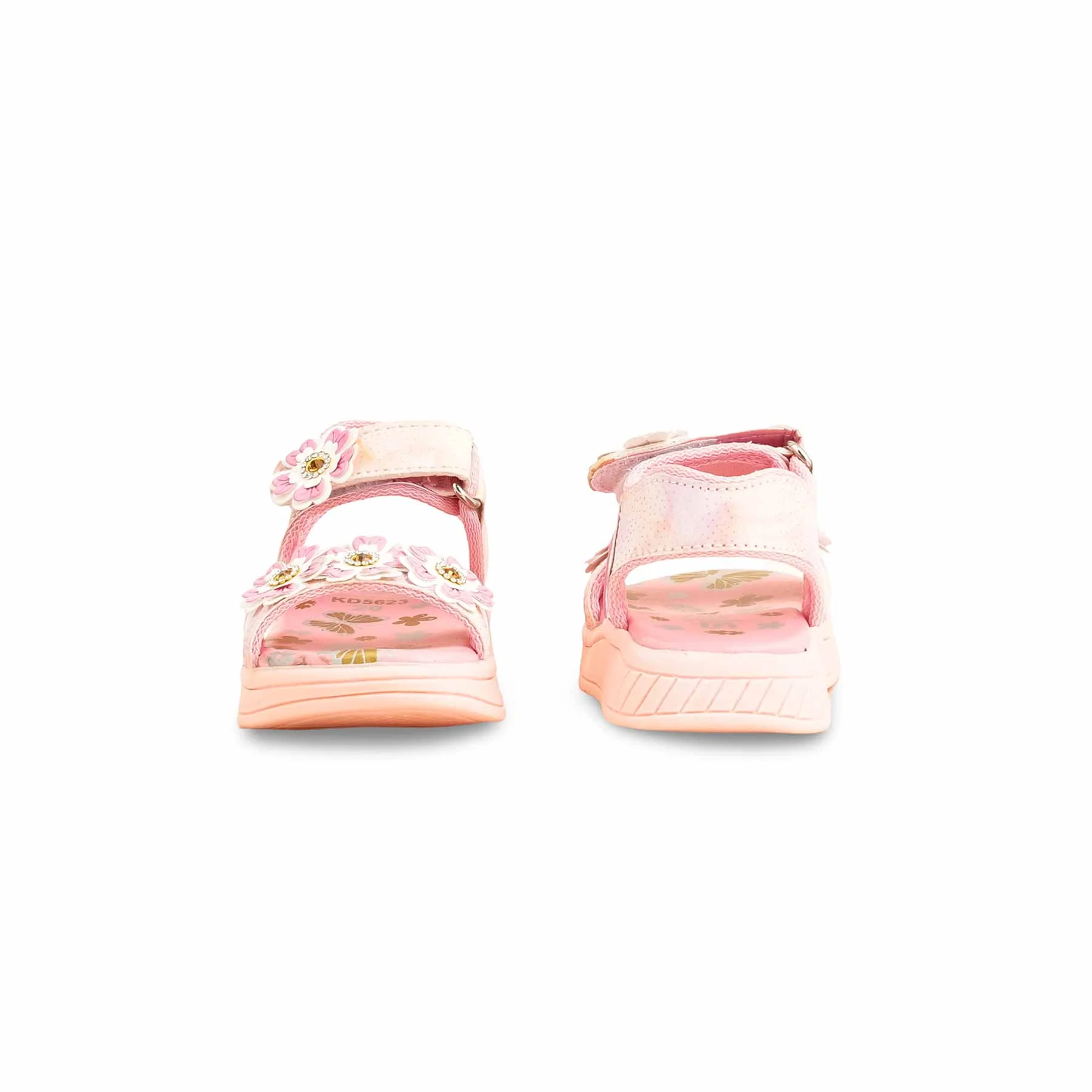 Girls Pink Formal Sandal KD5623 - Image 4