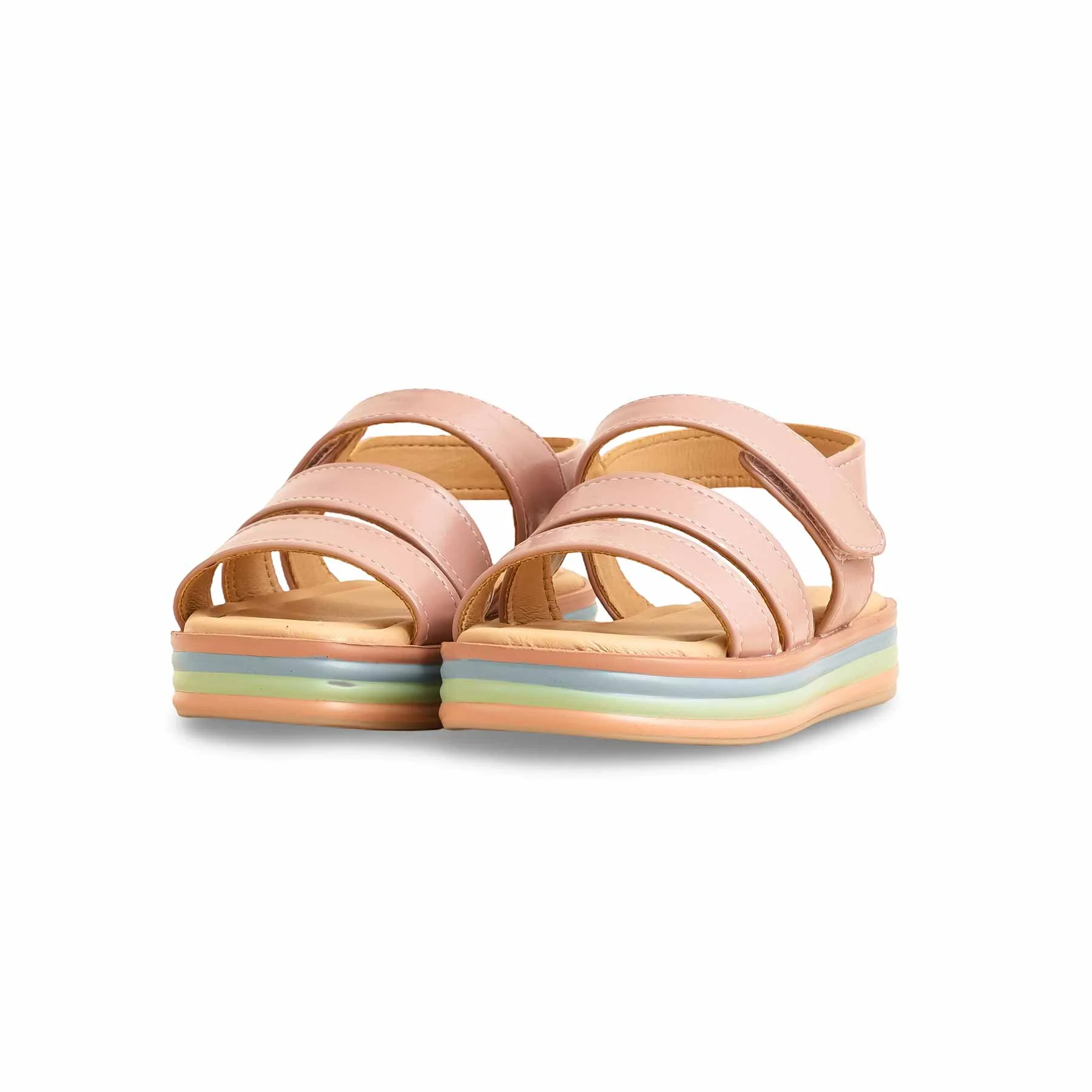 Girls Pink Formal Sandal KD5641 - Image 2