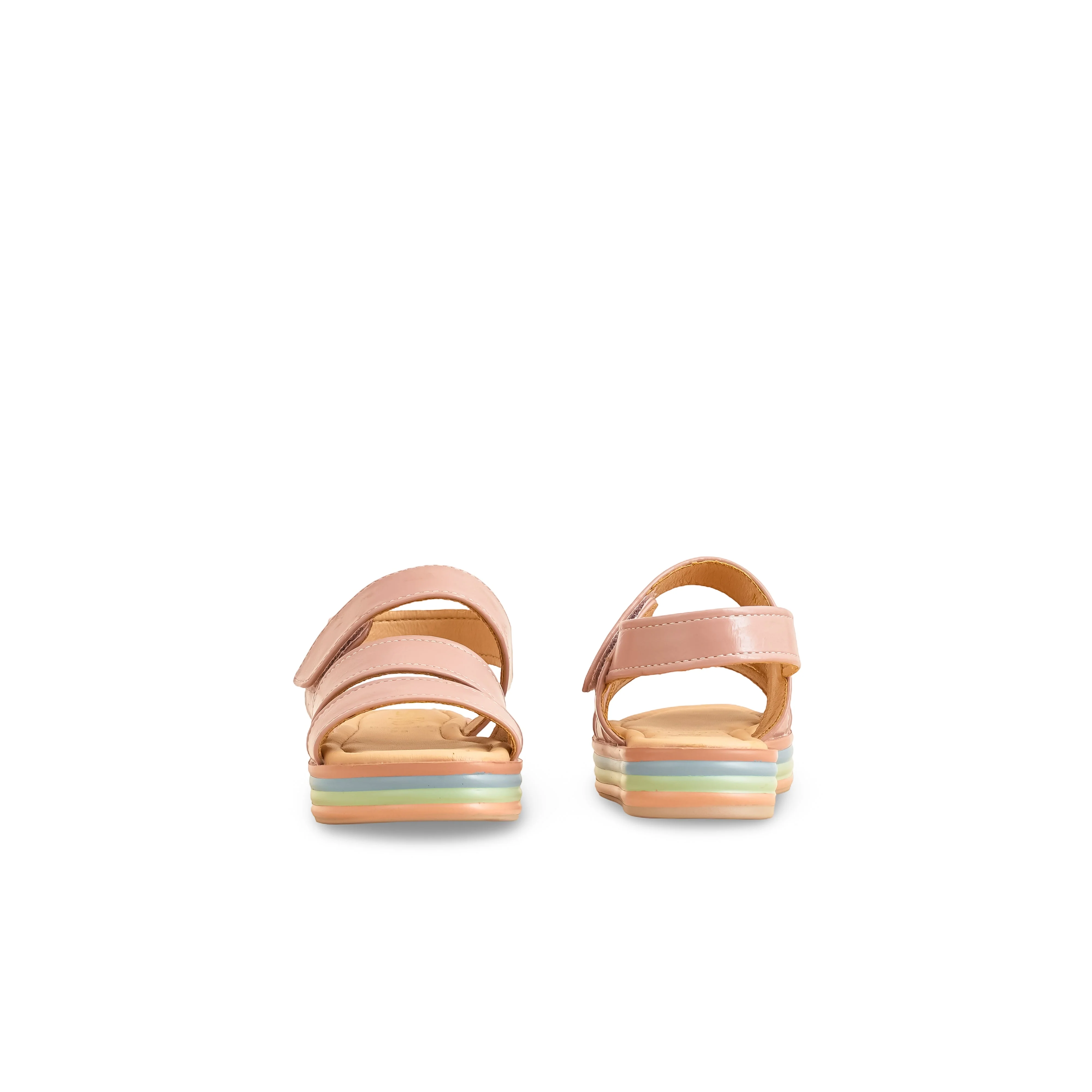 Girls Pink Formal Sandal KD5641 - Image 3