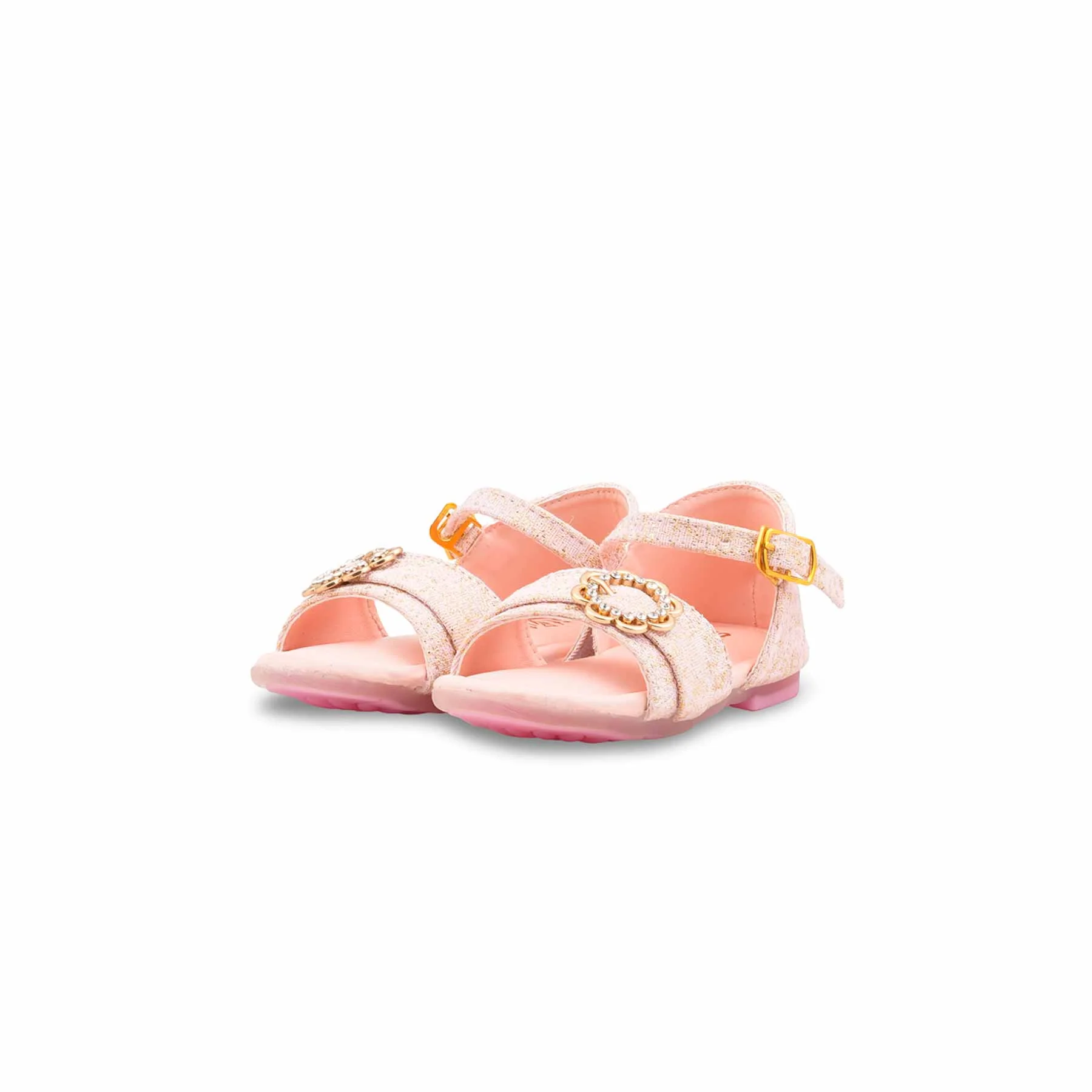 Girls Pink Formal Sandal KD5807 - Image 3