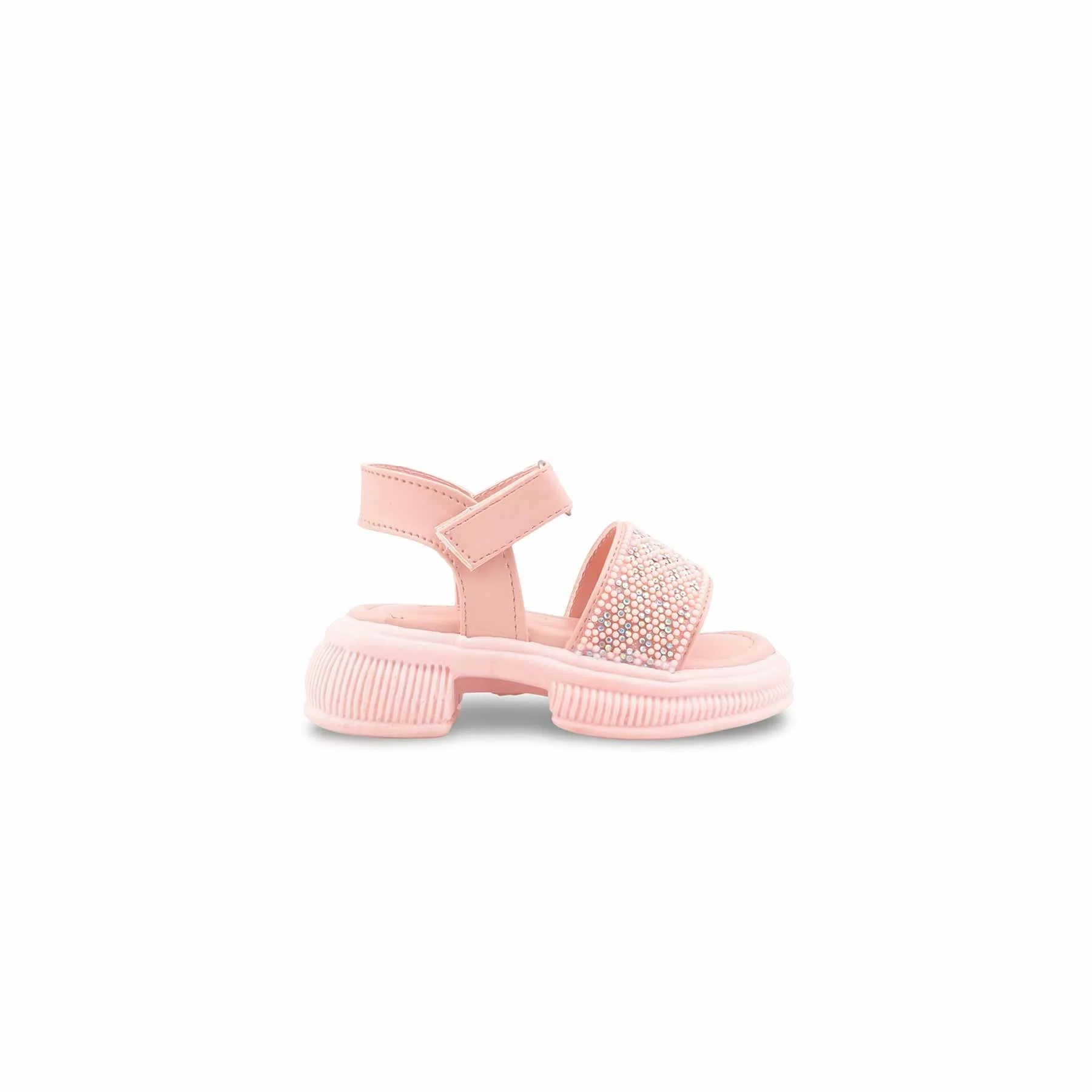 Girls Pink Formal Sandal KD5823 - Image 2