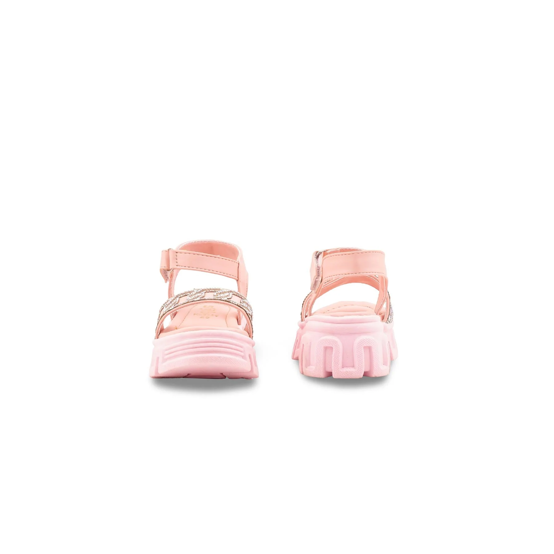 Girls Pink Formal Sandal KD5825 - Image 4