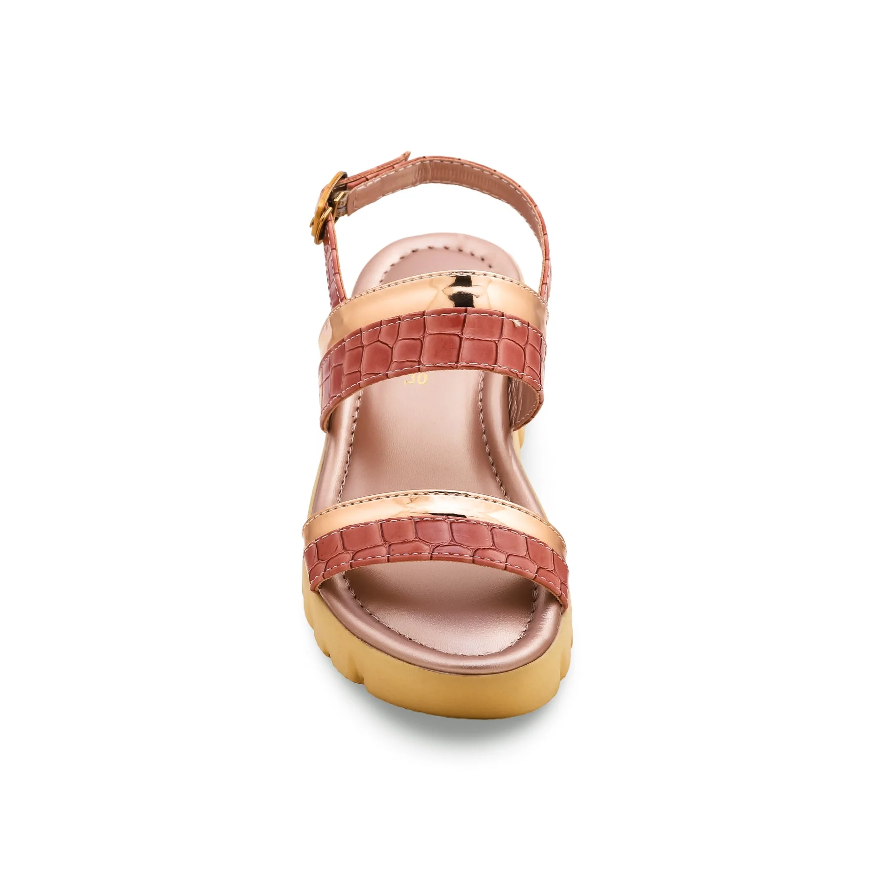 Girls Pink Formal Sandal KD7795 - Image 3