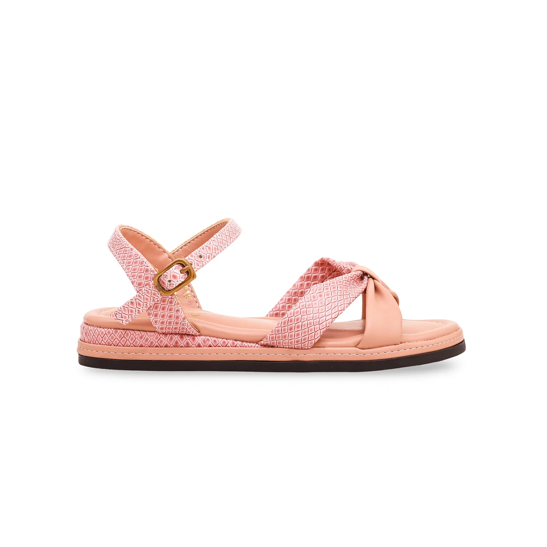 Girls Pink Formal Sandal KD7799 - Image 2