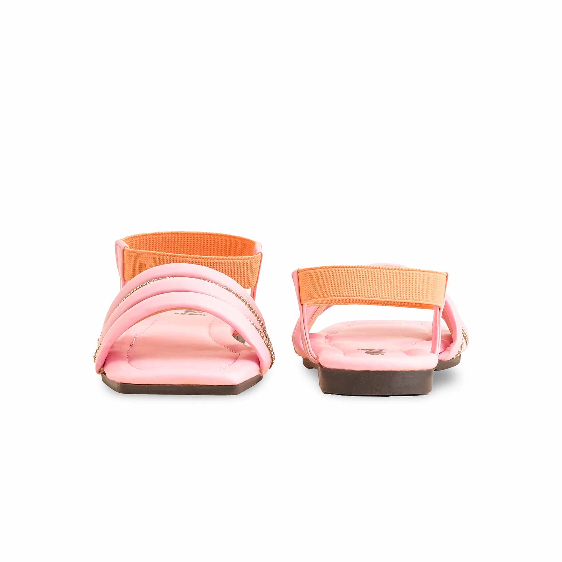 Girls Pink Formal Sandal KD9847 - Image 4