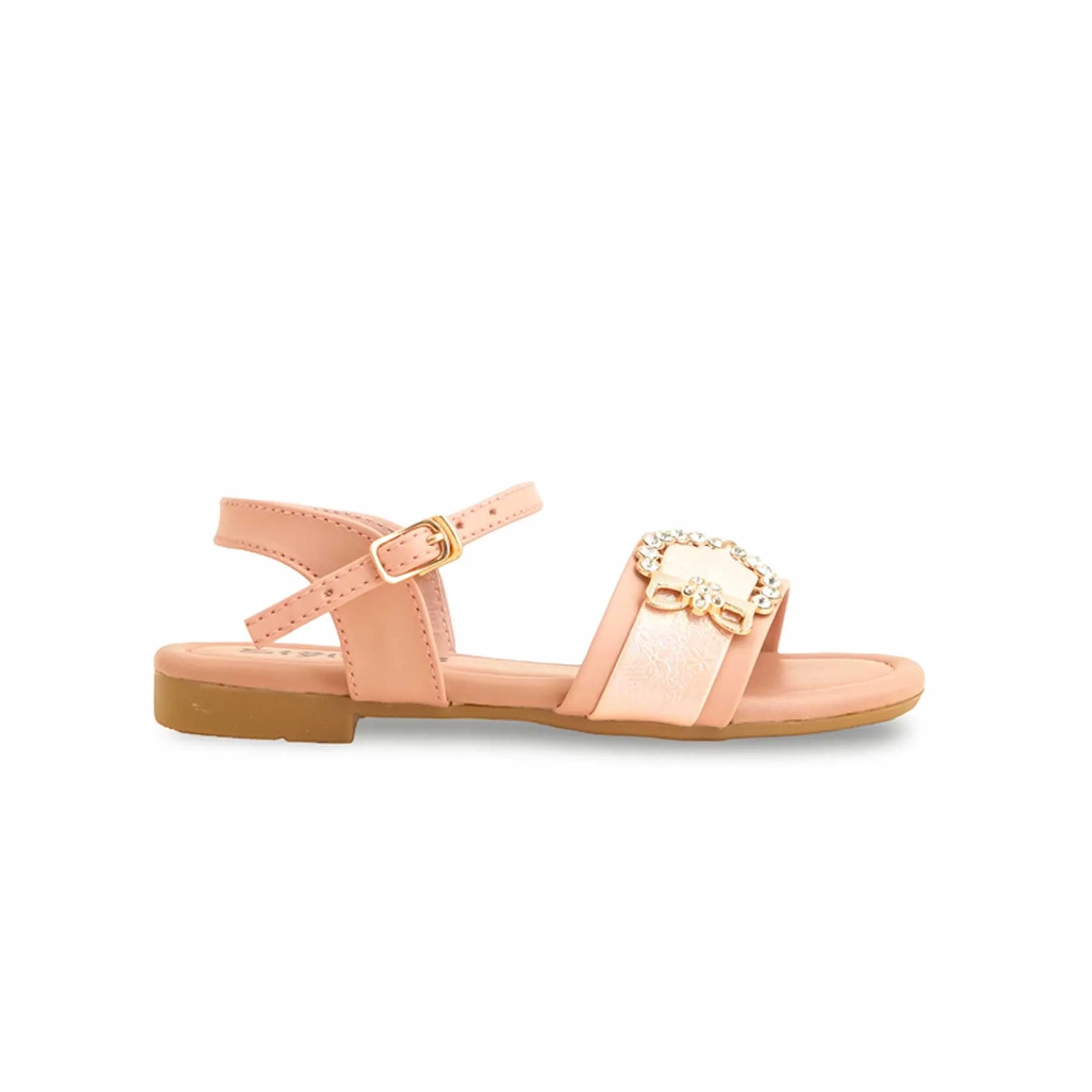 Girls Pink Formal Sandal KD9852 - Image 2